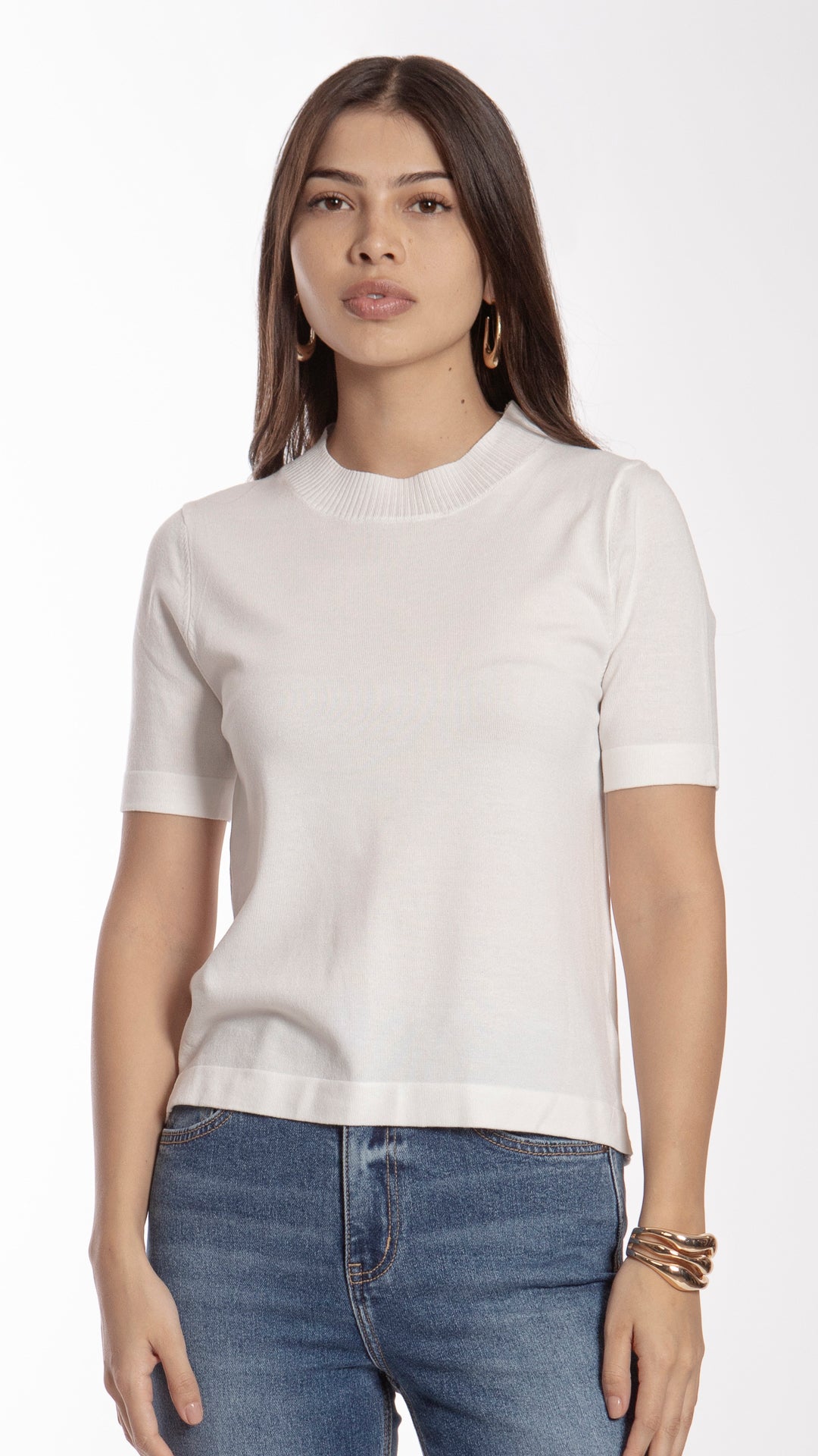 Blusa Manga Corta Mujer B Basic BB0295
