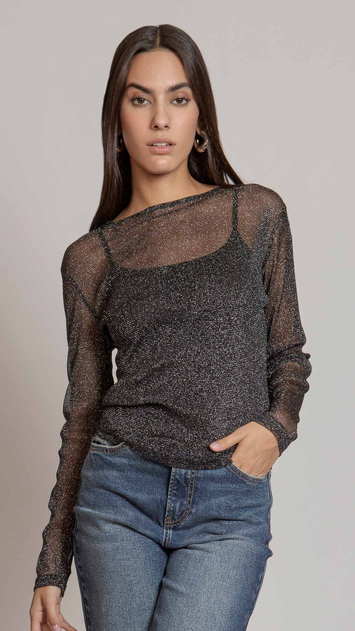 Blusa Manga Larga Mujer B Basic BB0296