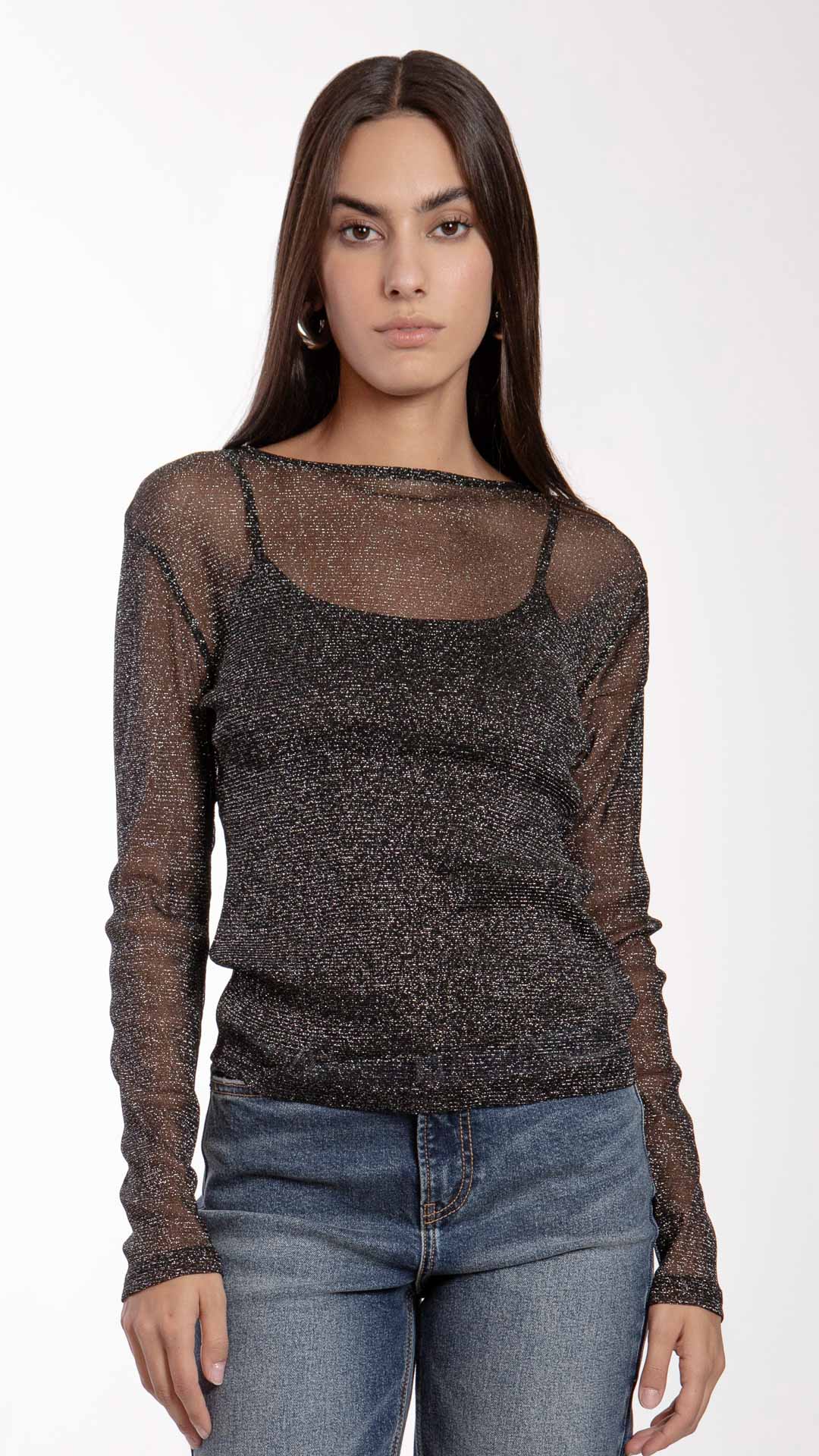 Blusa Manga Larga Mujer B Basic BB0296