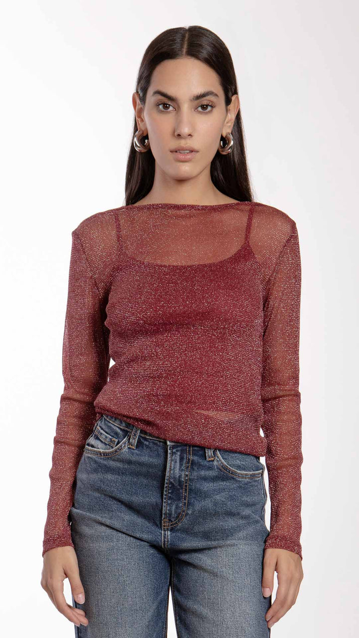 Blusa Manga Larga Mujer B Basic BB0296