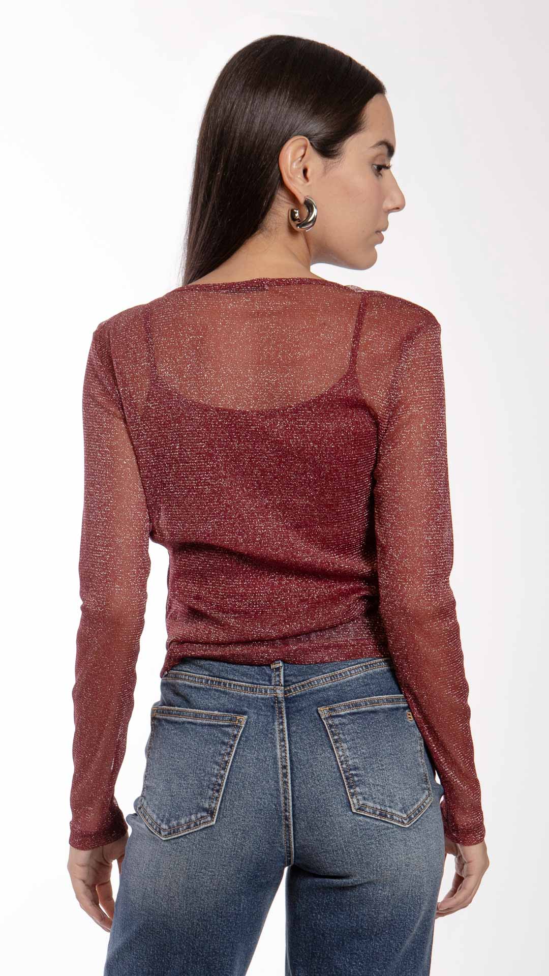 Blusa Manga Larga Mujer B Basic BB0296