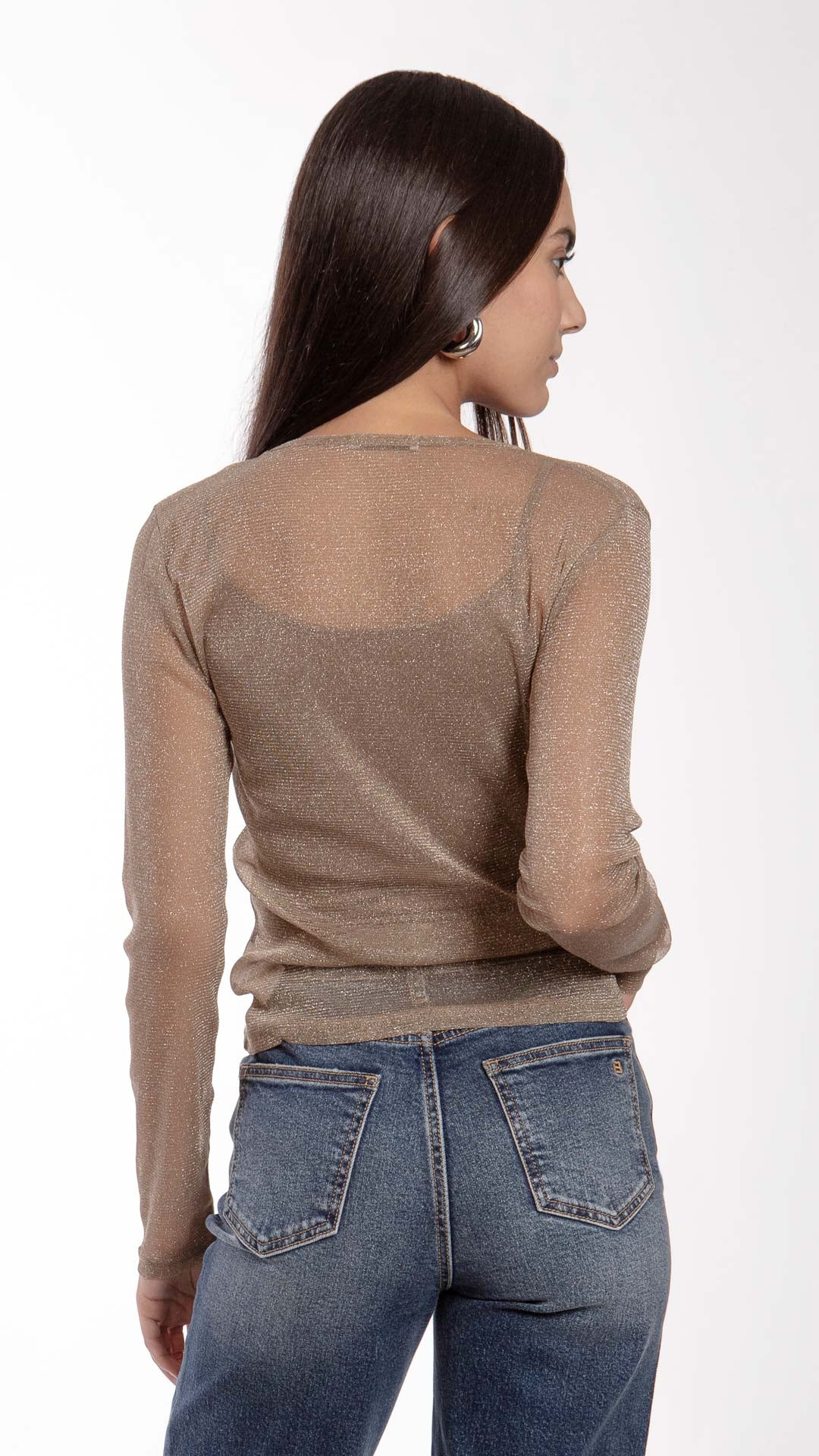 Blusa Manga Larga Mujer B Basic BB0296