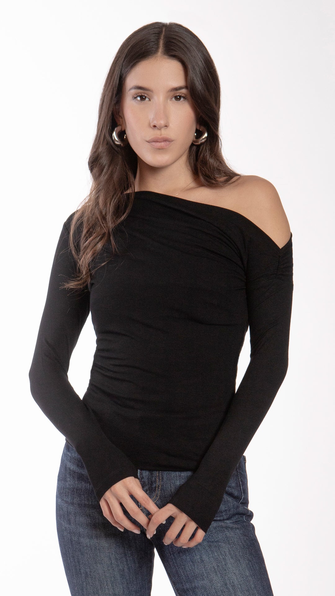 Blusa Manga Larga Mujer B Basic BB0297
