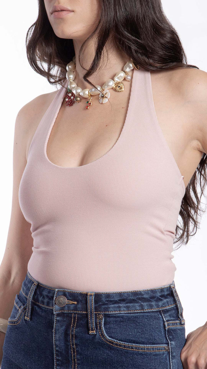 Blusa Halter Para Mujer B Basic BB0301
