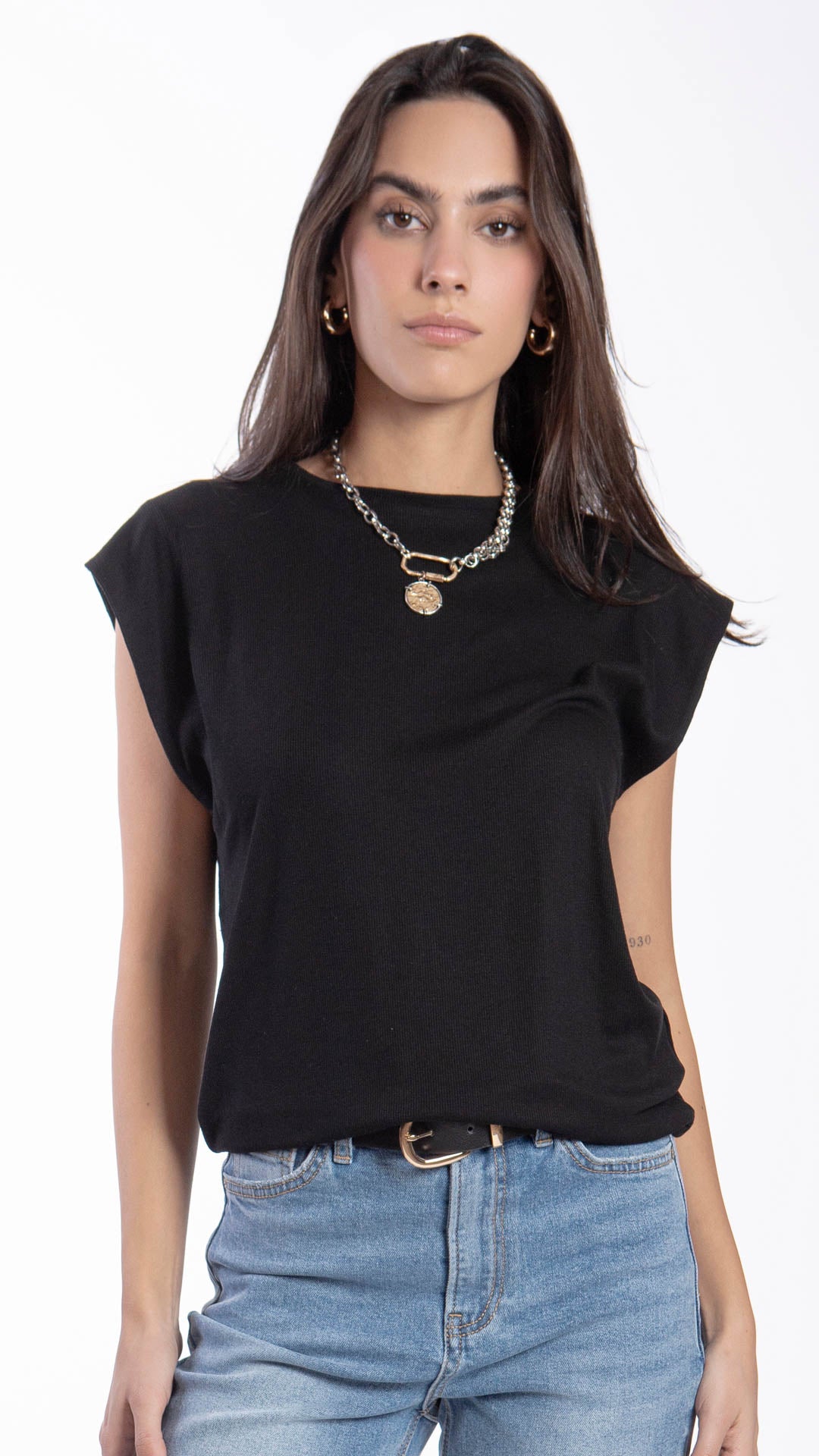 Blusa Sin Mangas Mujer B Basic BB0302