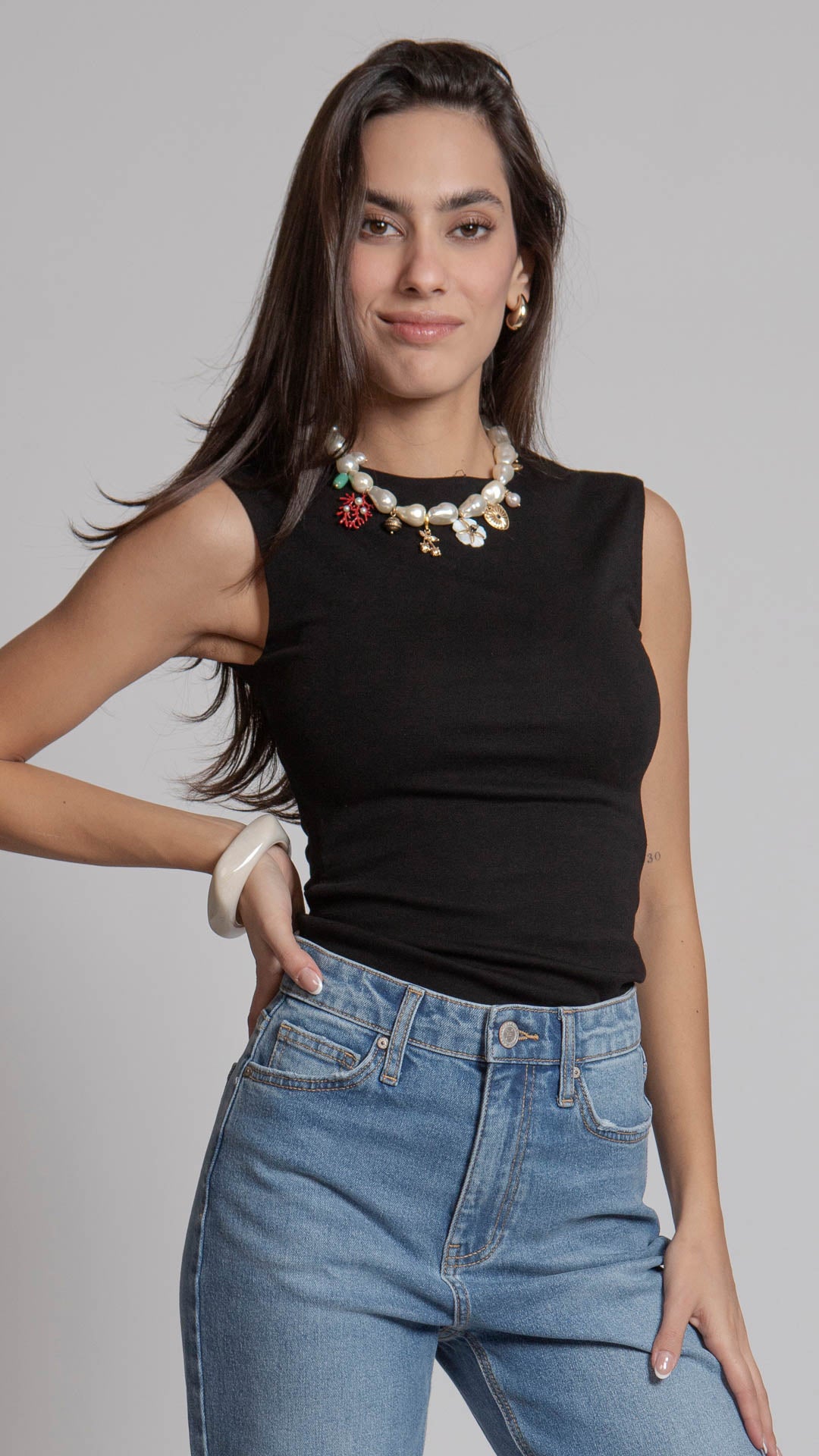 Blusa Sin Mangas Mujer B Basic BB0305