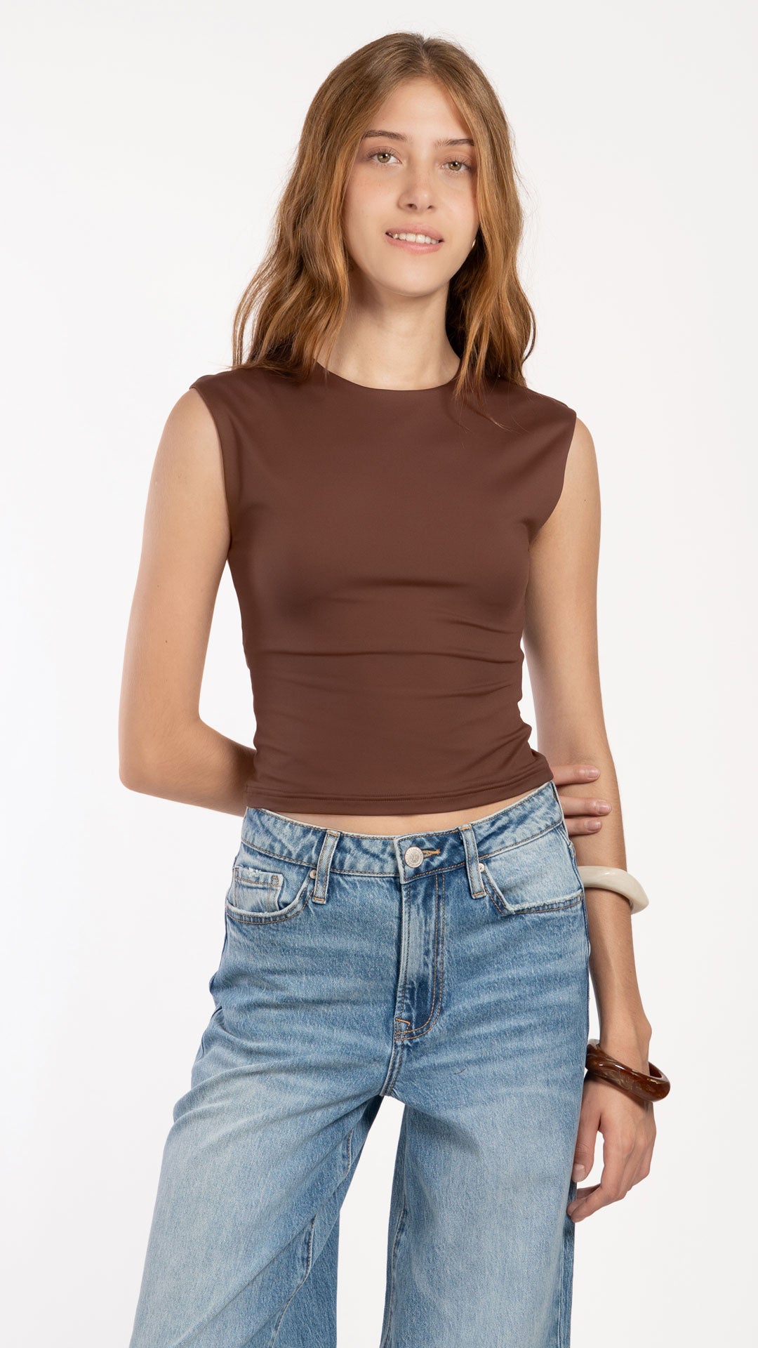 Blusa Sin Mangas Mujer B Basic BB0336