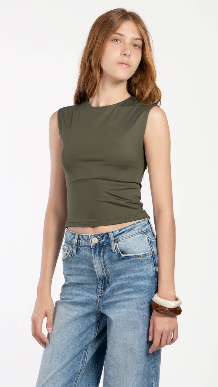 Blusa Sin Mangas Mujer B Basic BB0336
