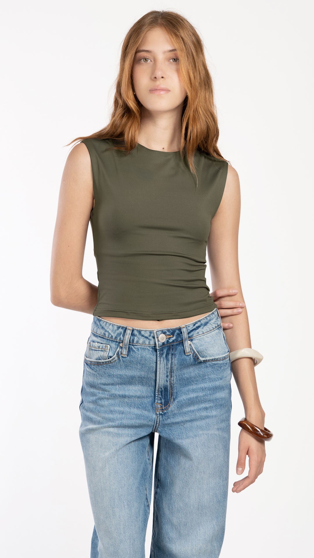 Blusa Sin Mangas Mujer B Basic BB0336