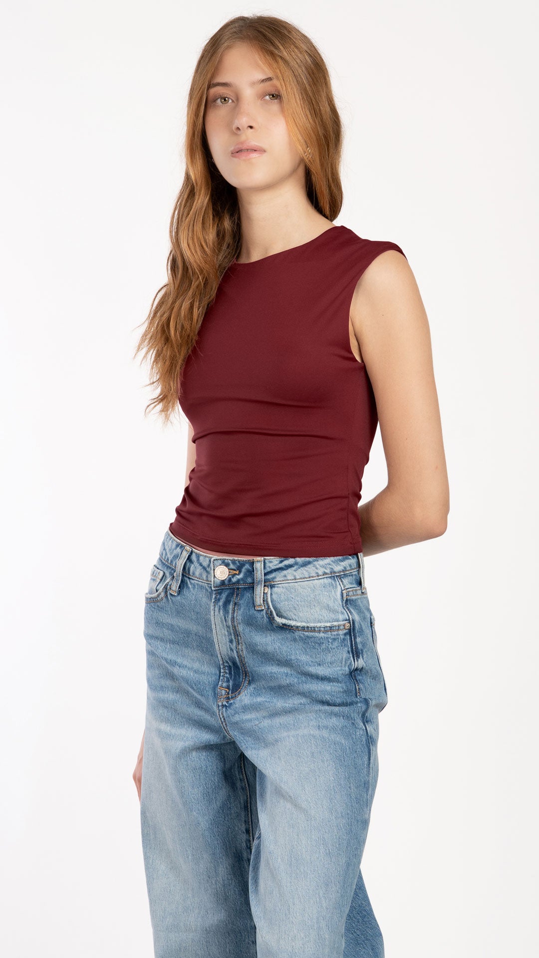 Blusa Sin Mangas Mujer B Basic BB0336