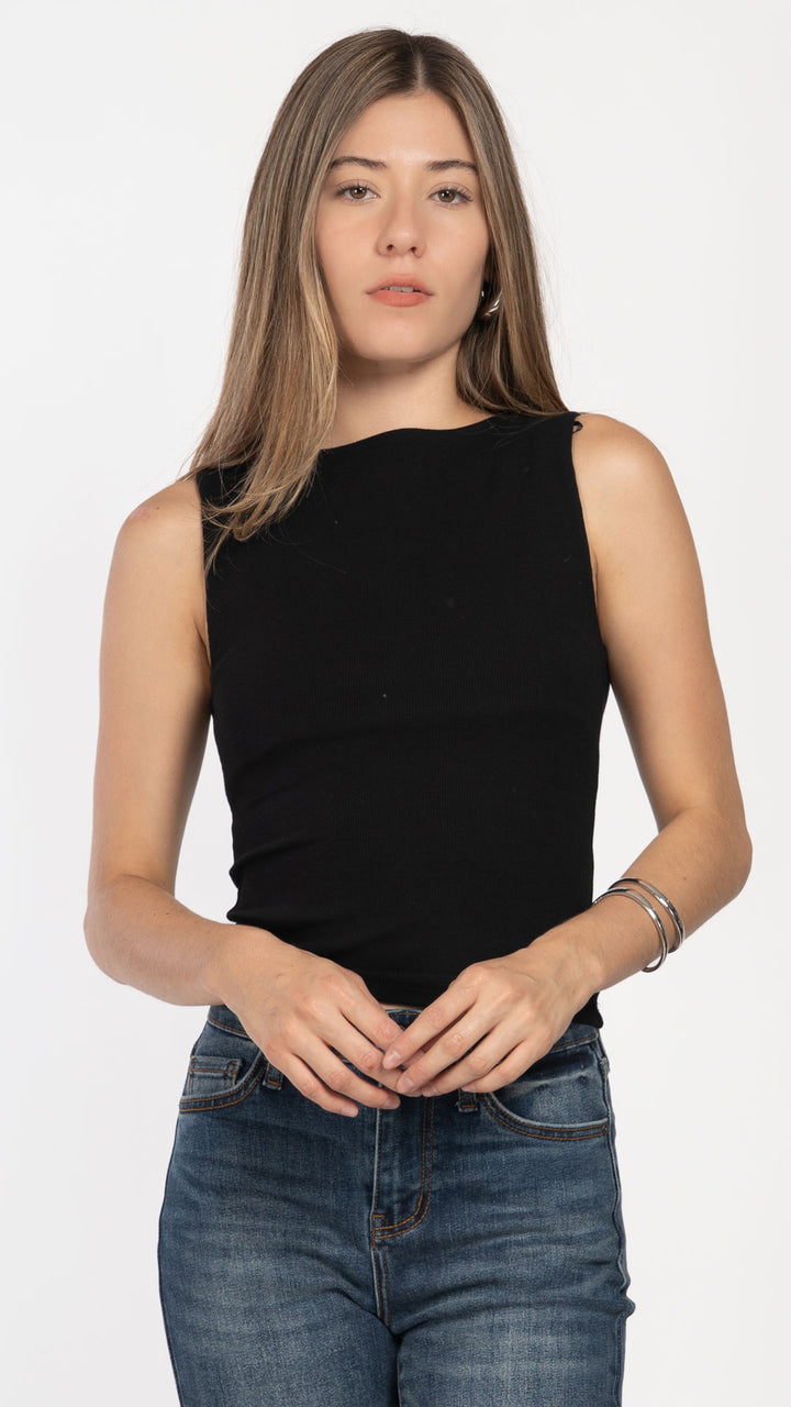 Blusa Sin Mangas Mujer B Basic BB0338