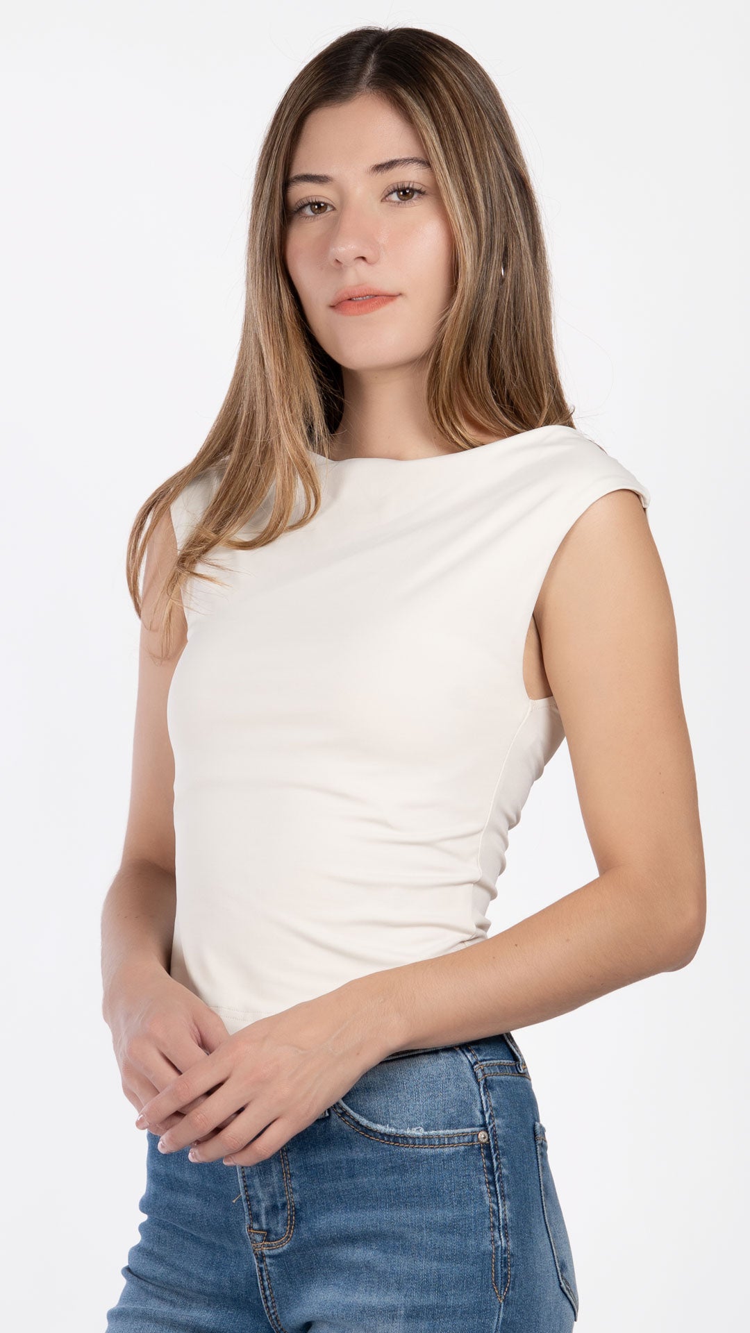 Blusa Sin Mangas Mujer B Basic BB0340