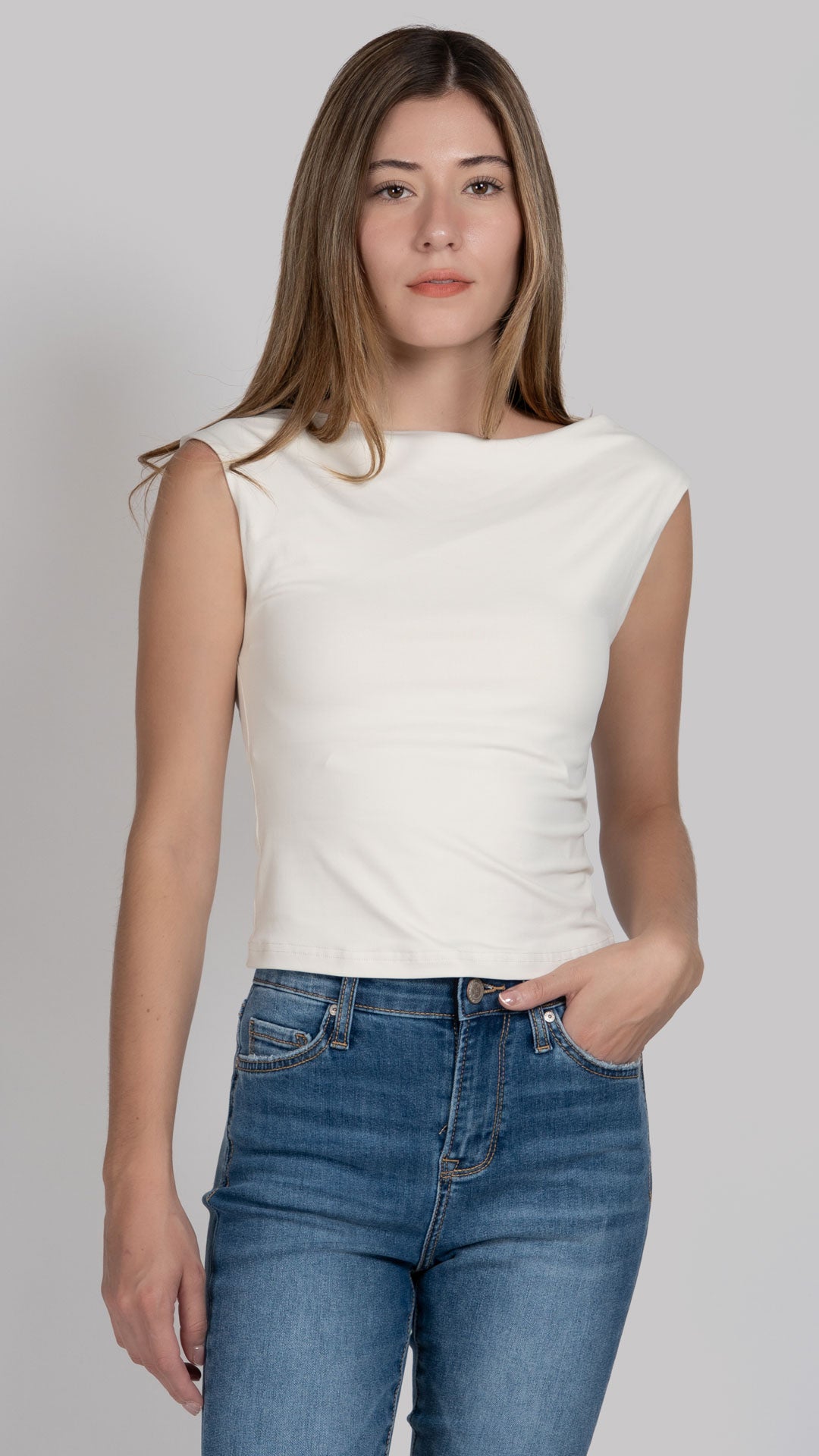 Blusa Sin Mangas Mujer B Basic BB0340