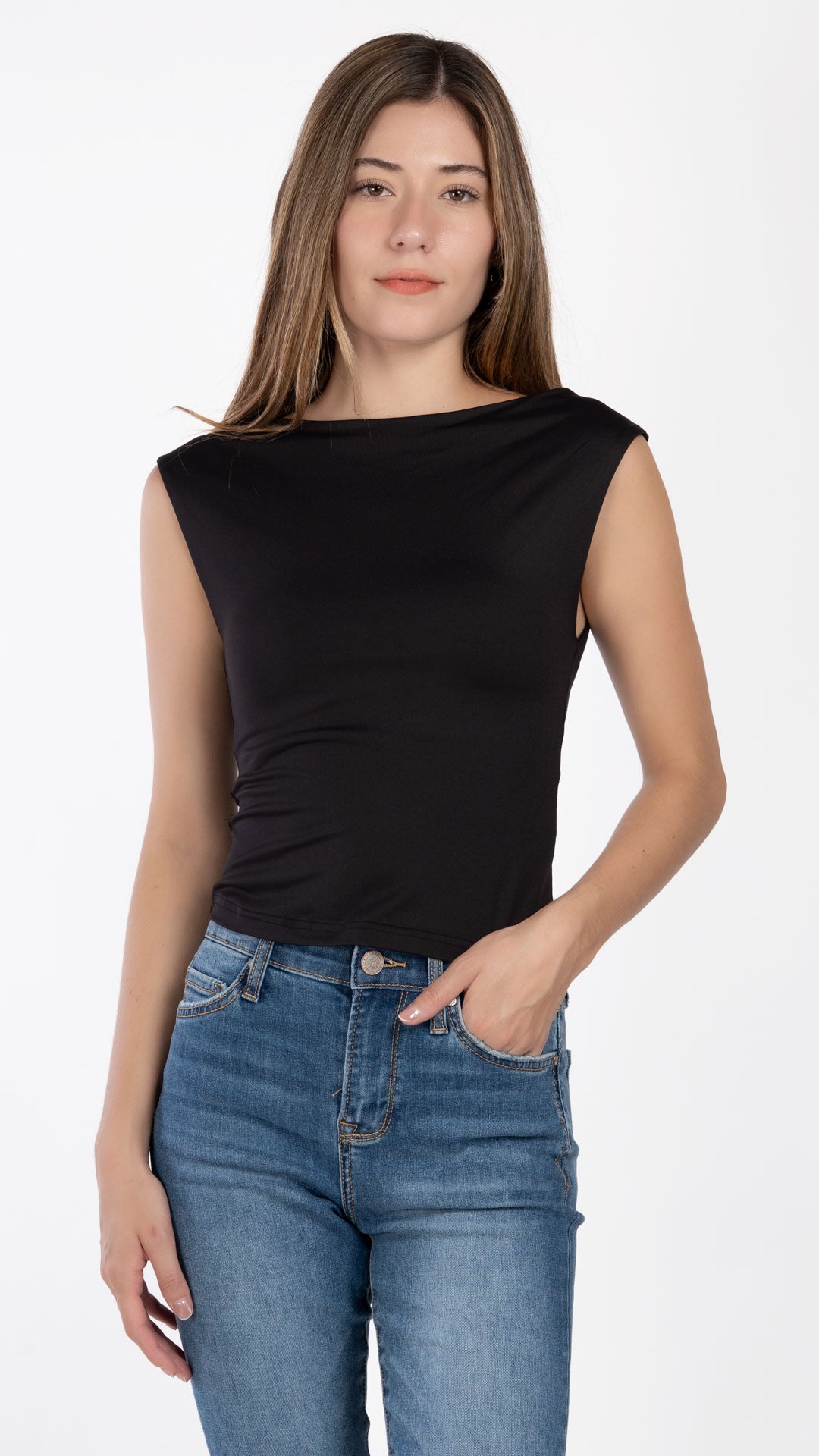 Blusa Sin Mangas Mujer B Basic BB0340