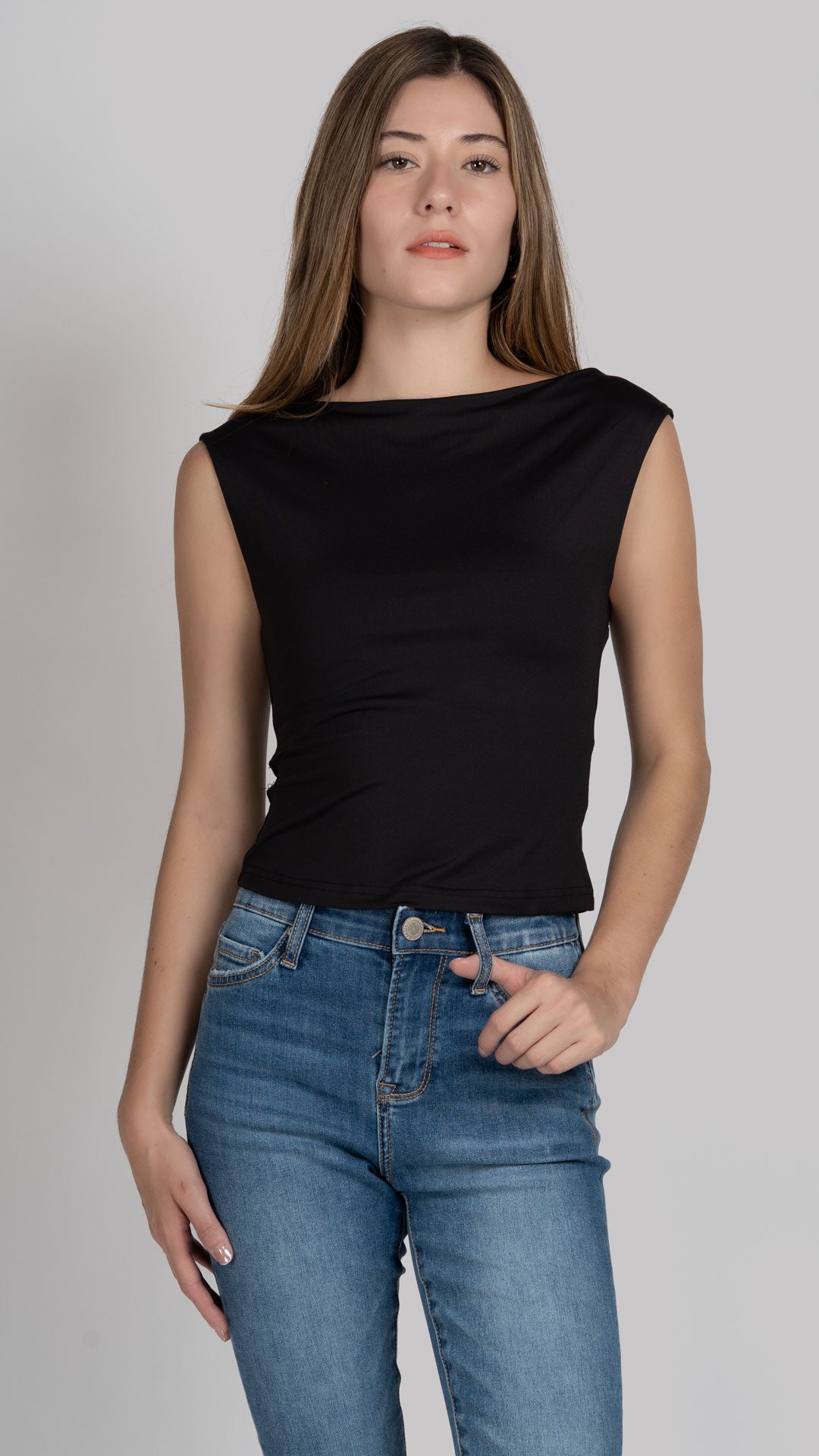 Blusa Sin Mangas Mujer B Basic BB0340