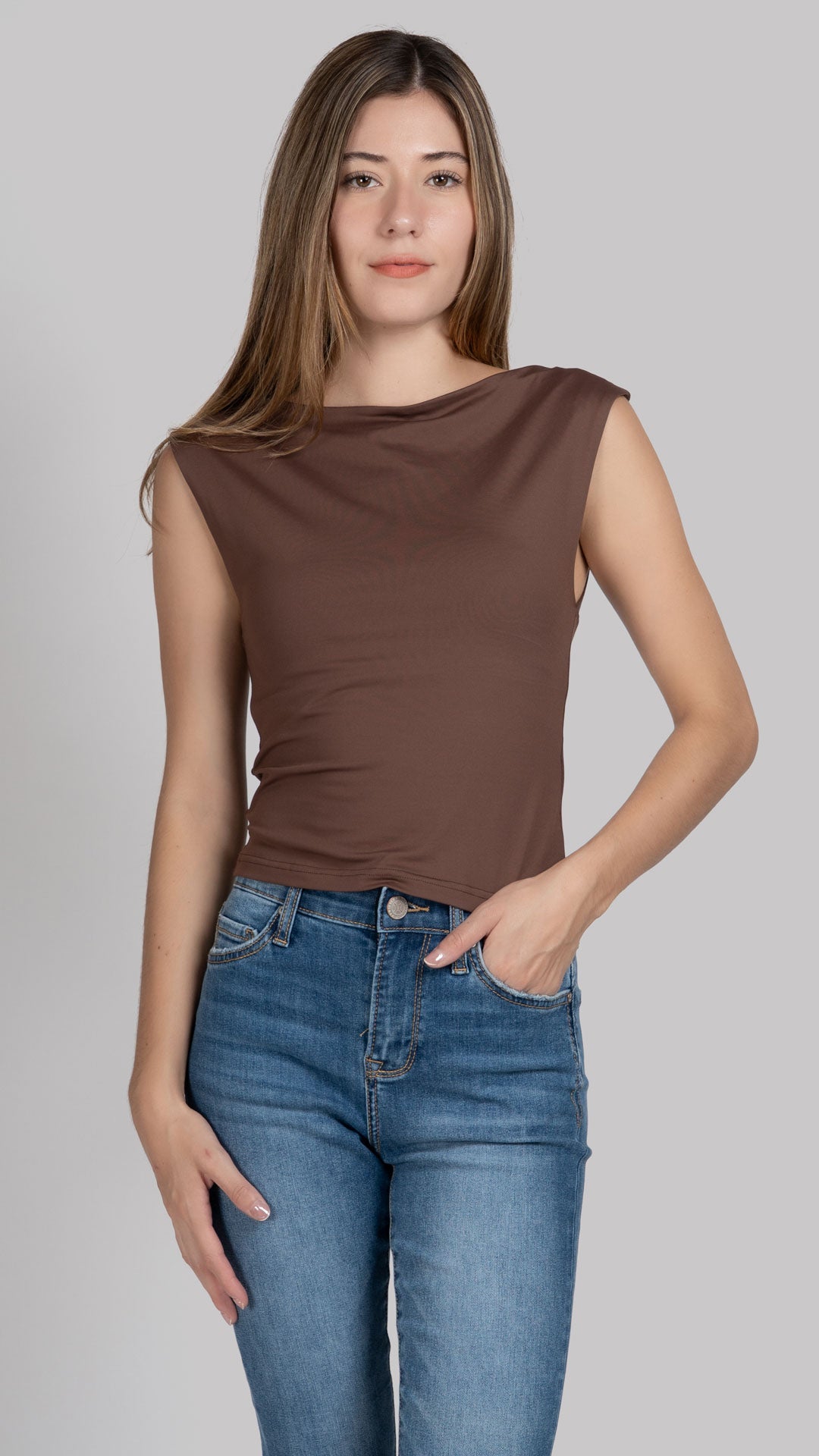 Blusa Sin Mangas Mujer B Basic BB0340
