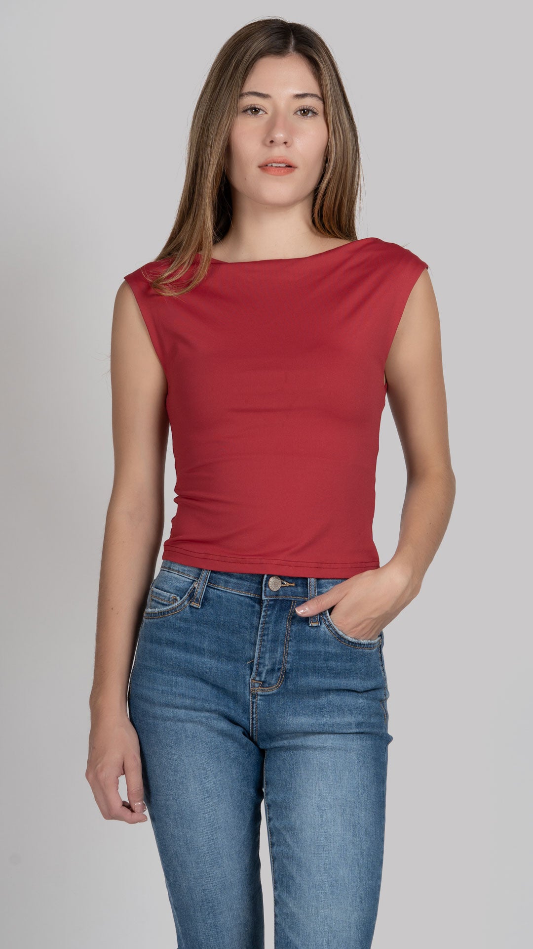 Blusa Sin Mangas Mujer B Basic BB0340