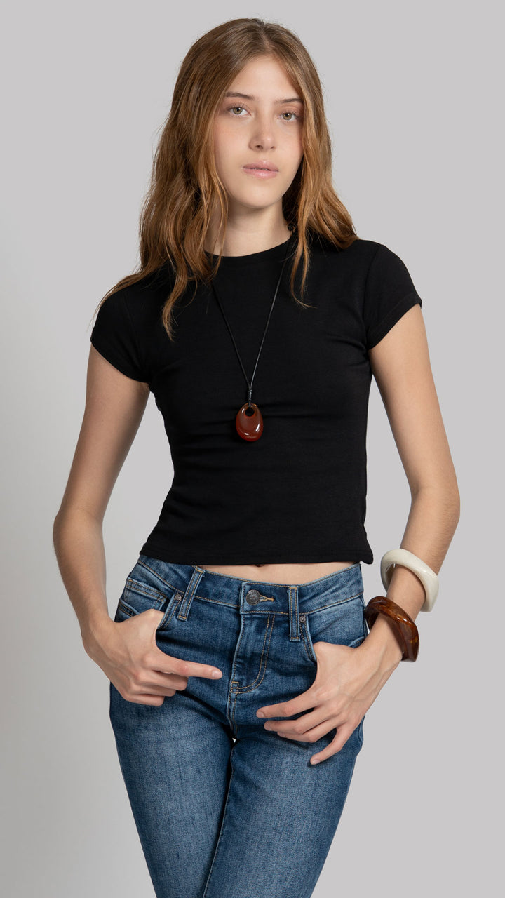 Blusa Manga Corta Mujer B Basic BB0343