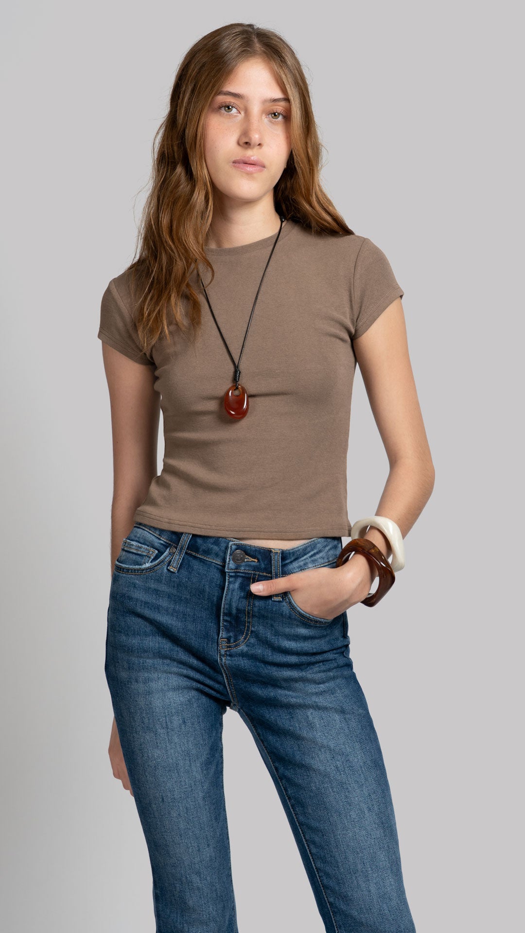 Blusa Manga Corta Mujer B Basic BB0343