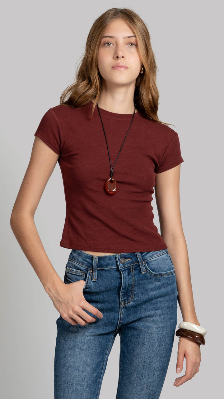 Blusa Manga Corta Mujer B Basic BB0343