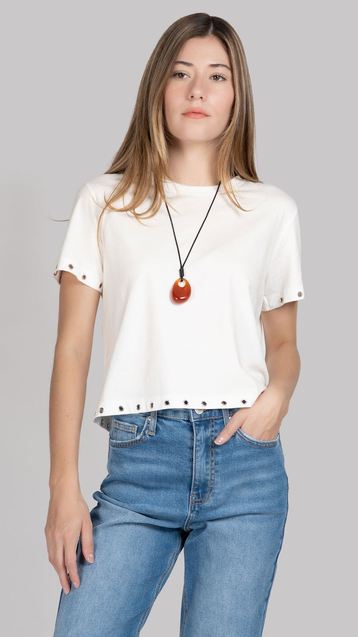 Blusa Manga Corta Mujer B Basic BB0344