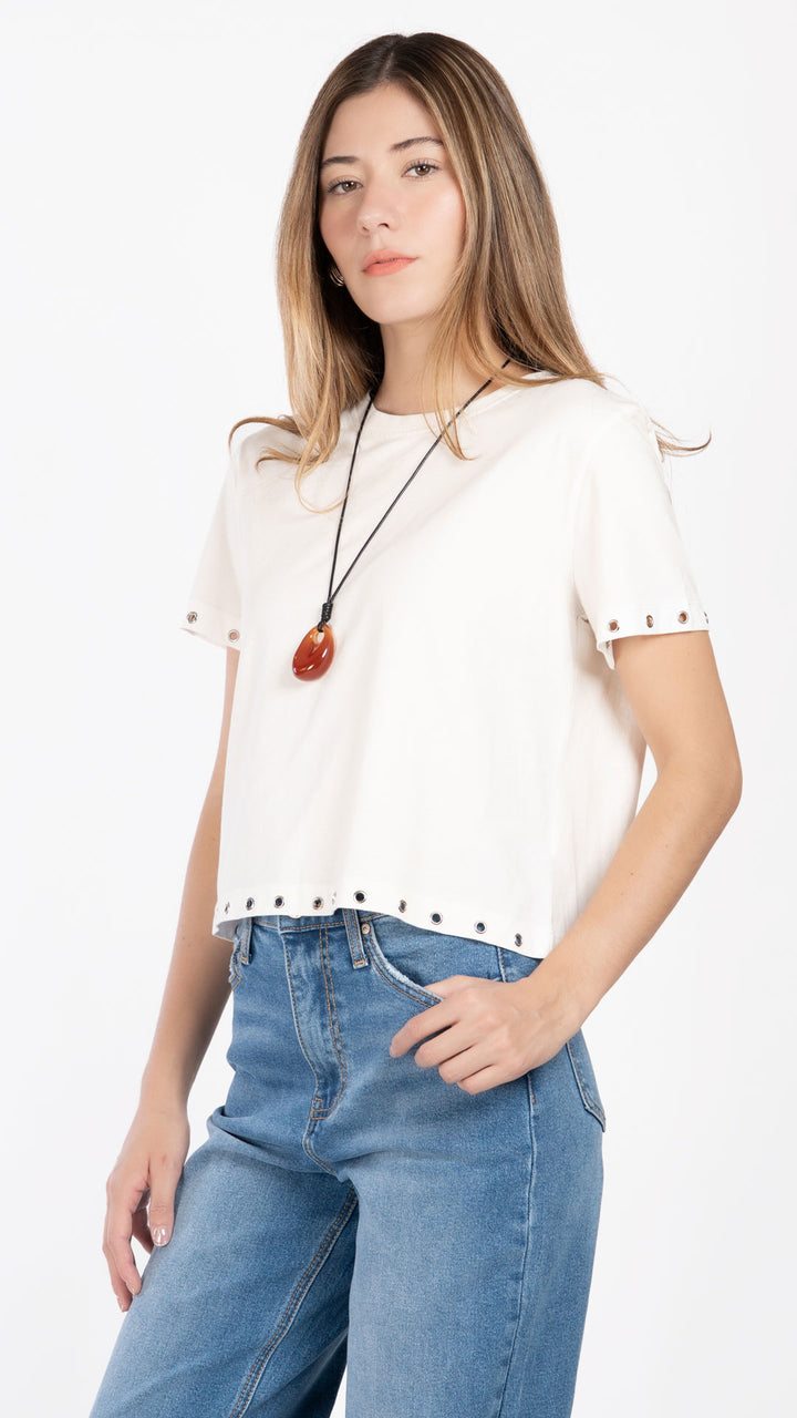 Blusa Manga Corta Mujer B Basic BB0344