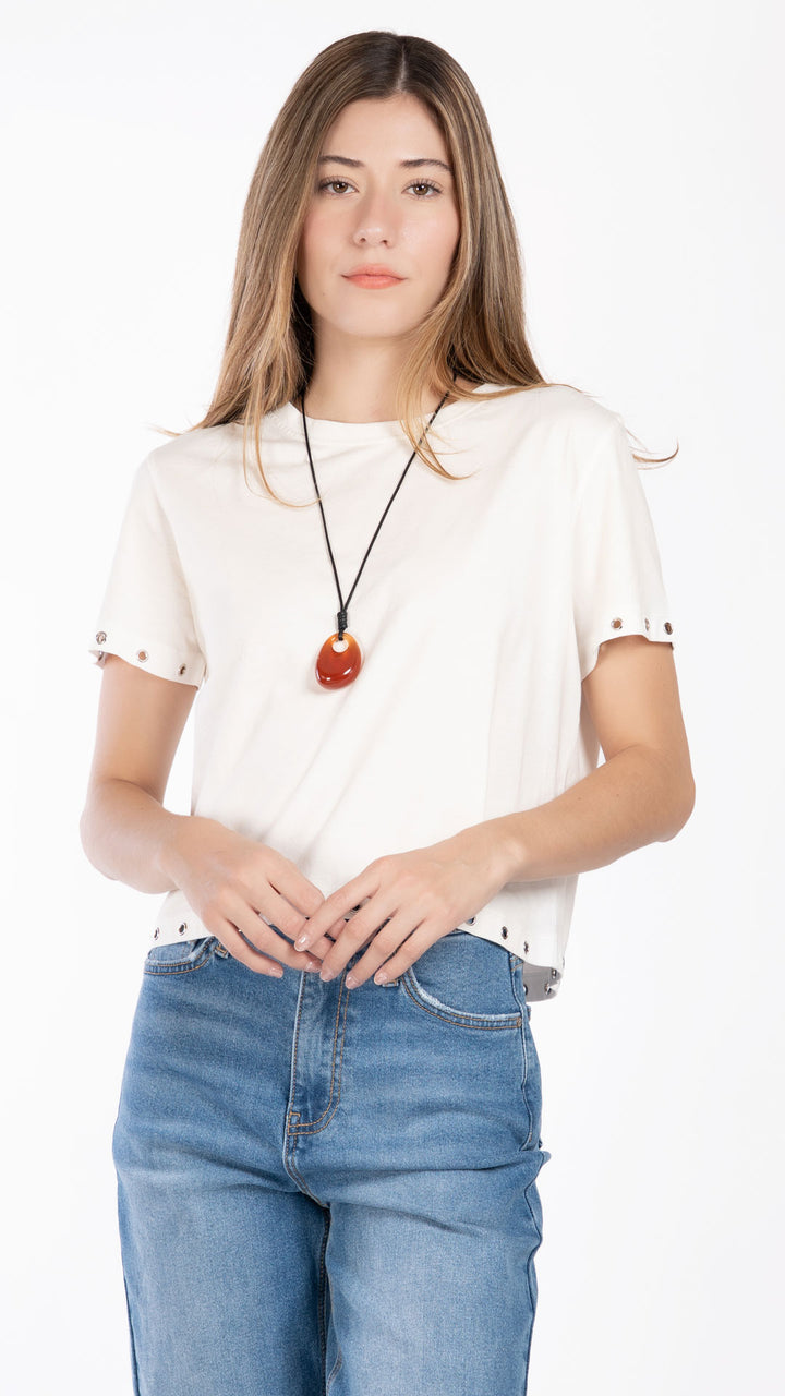 Blusa Manga Corta Mujer B Basic BB0344