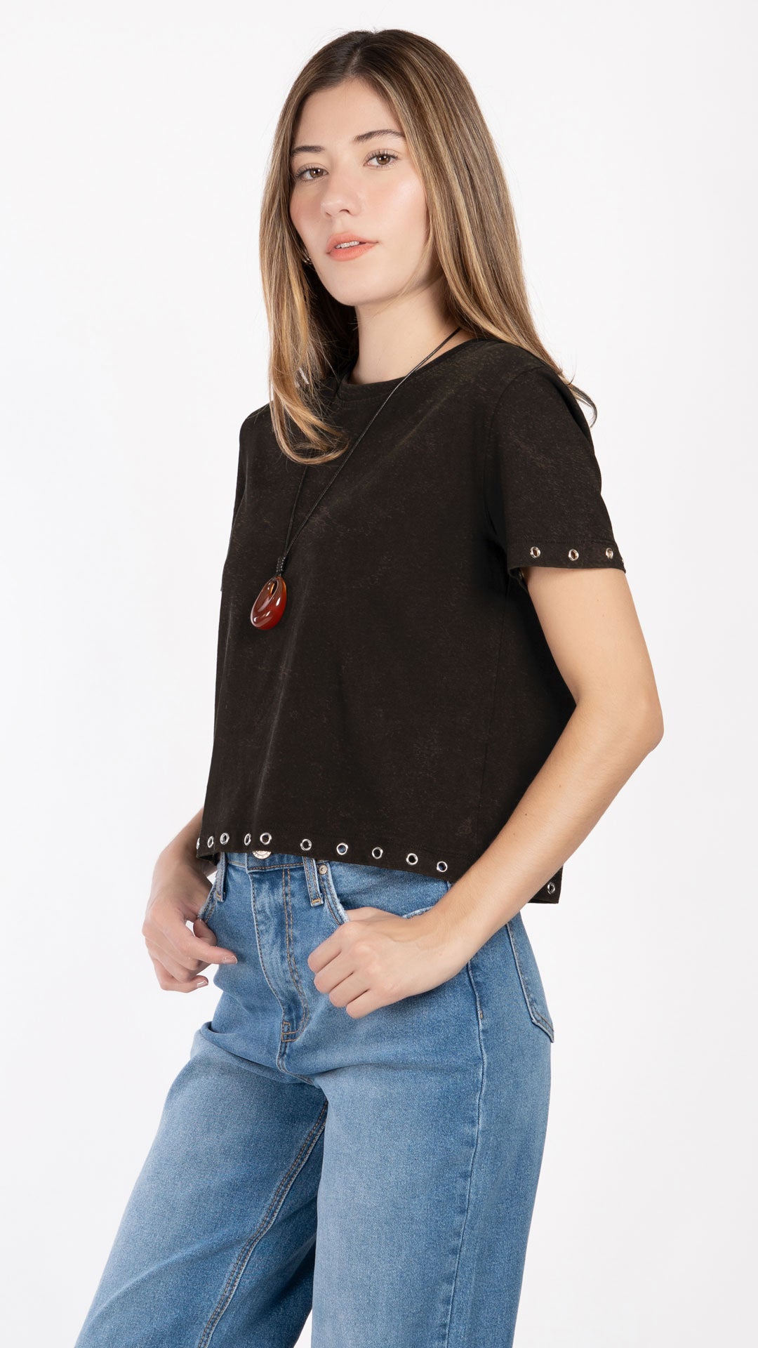 Blusa Manga Corta Mujer B Basic BB0344