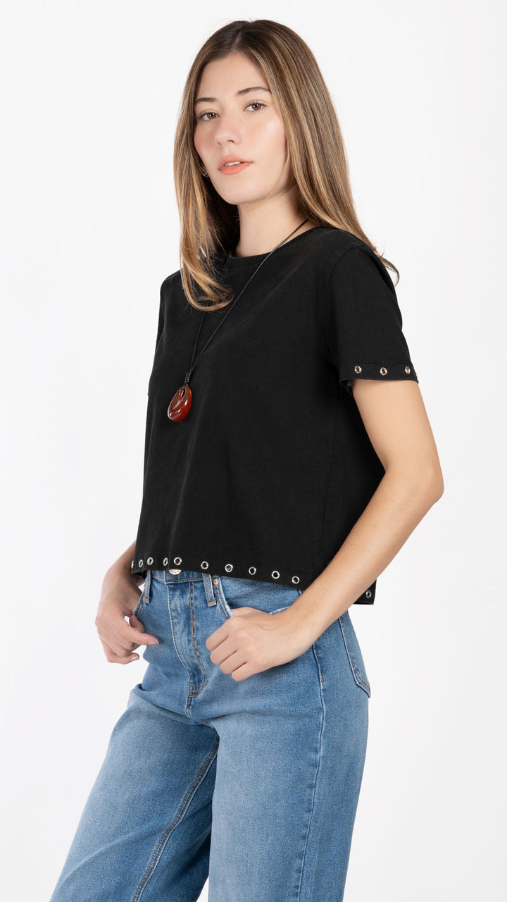 Blusa Manga Corta Mujer B Basic BB0344