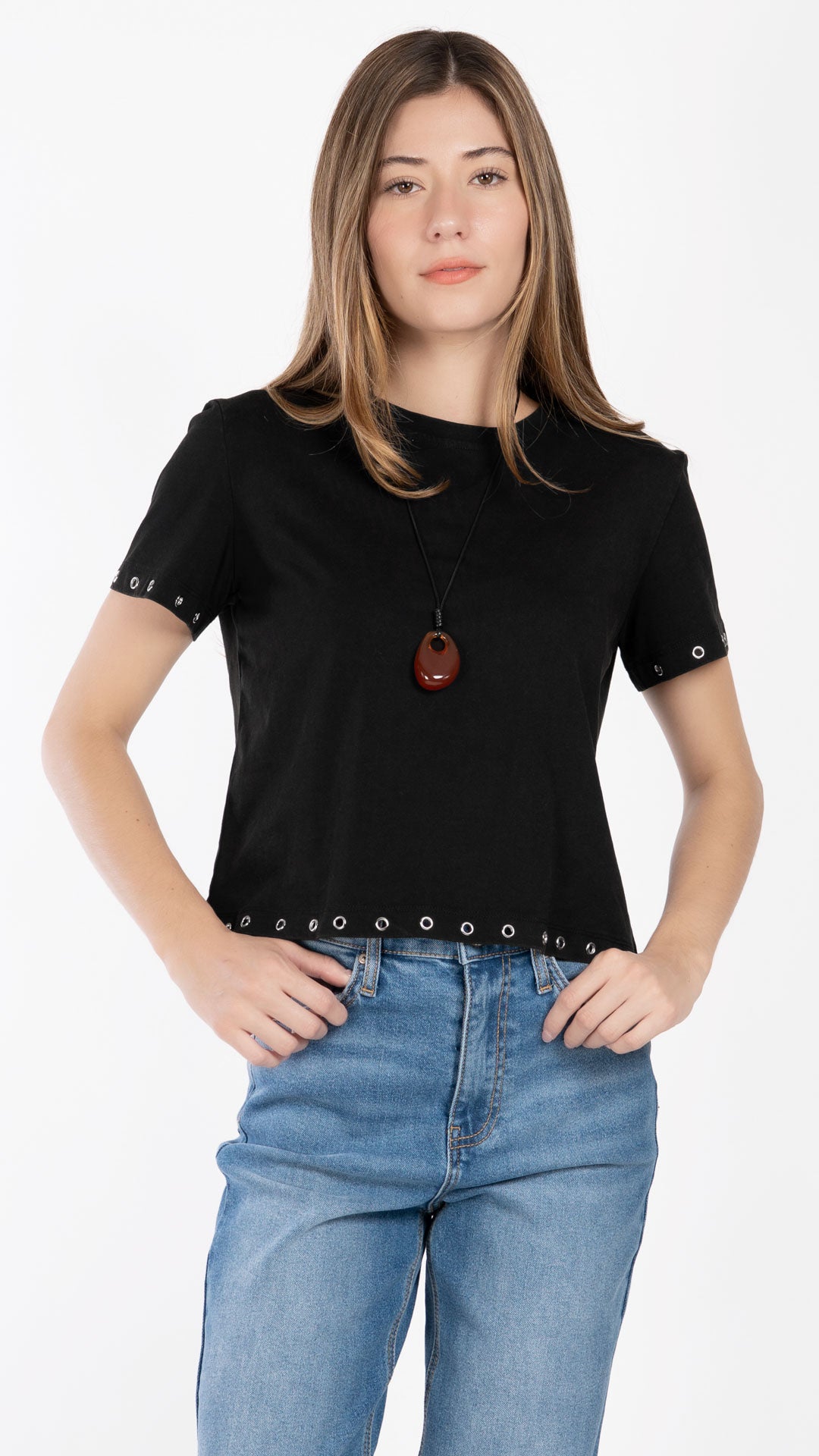 Blusa Manga Corta Mujer B Basic BB0344