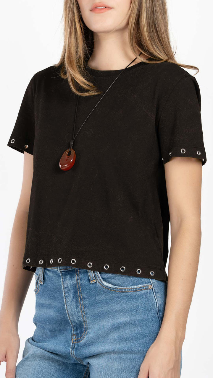 Blusa Manga Corta Mujer B Basic BB0344