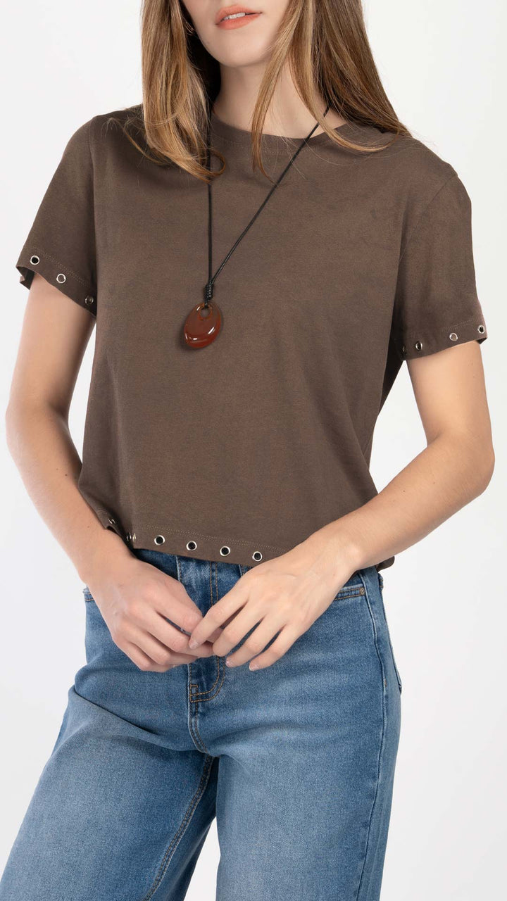 Blusa Manga Corta Mujer B Basic BB0344