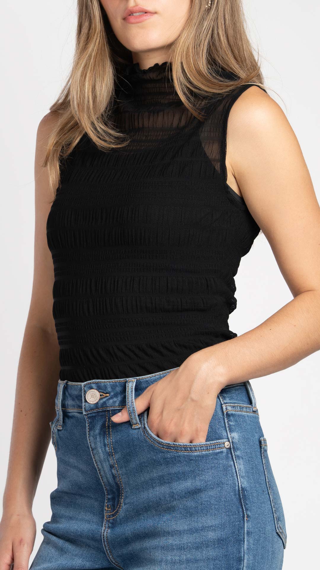 Blusa Sin Mangas Mujer B Basic BB0364
