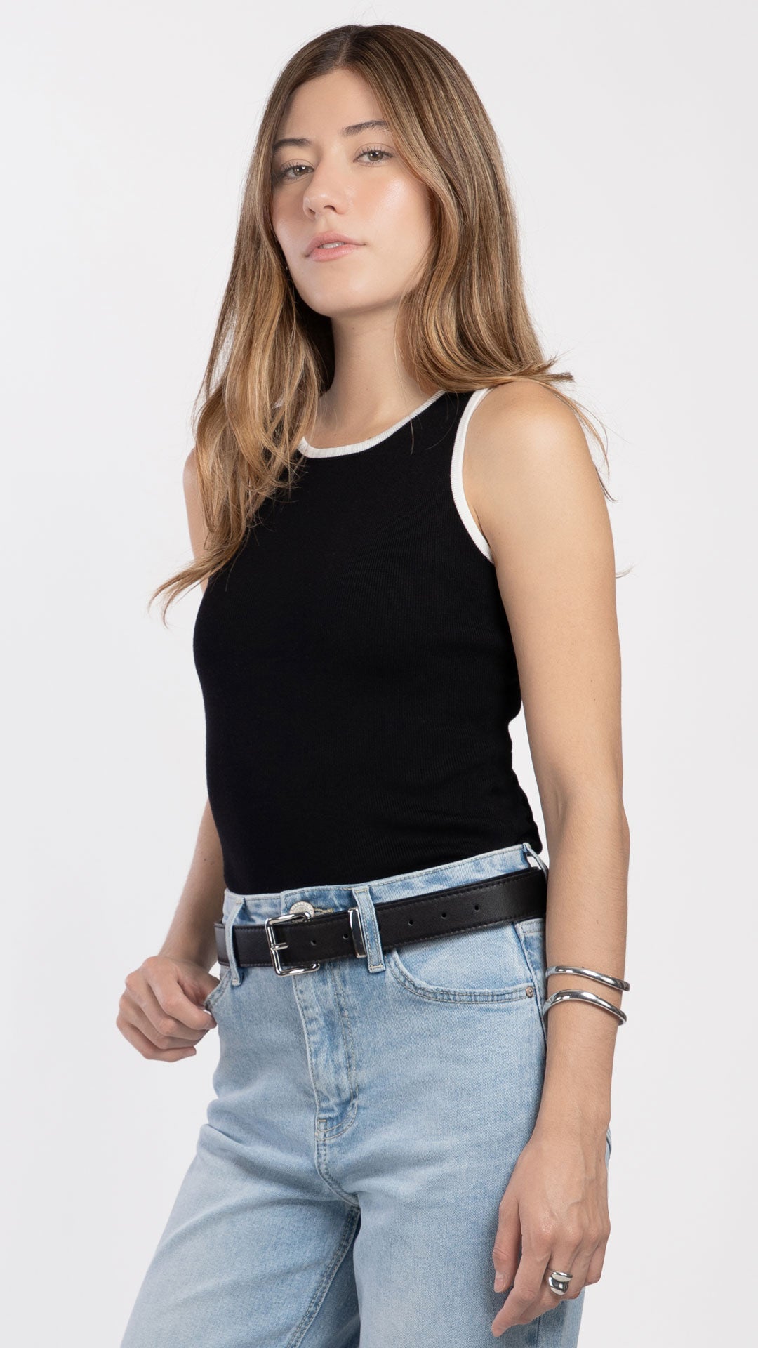 Blusa Sin Mangas Mujer B Basic BB0366