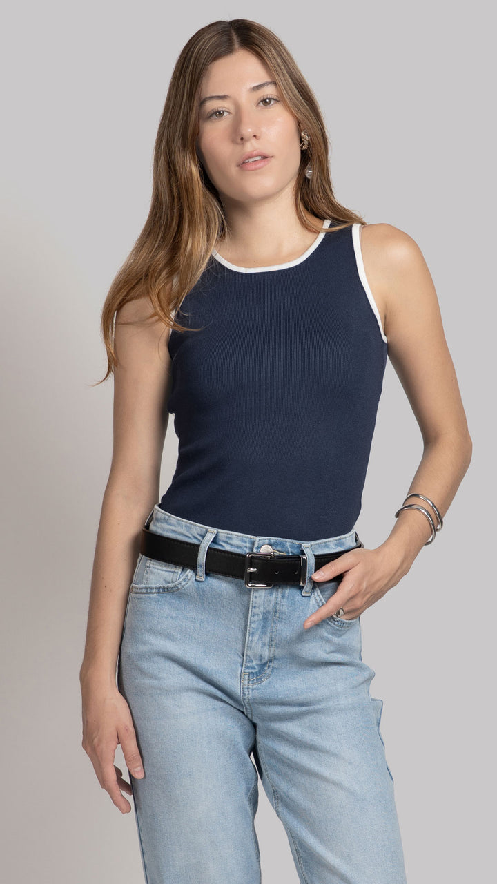 Blusa Sin Mangas Mujer B Basic BB0366