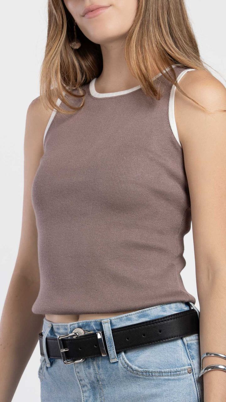 Blusa Sin Mangas Mujer B Basic BB0366