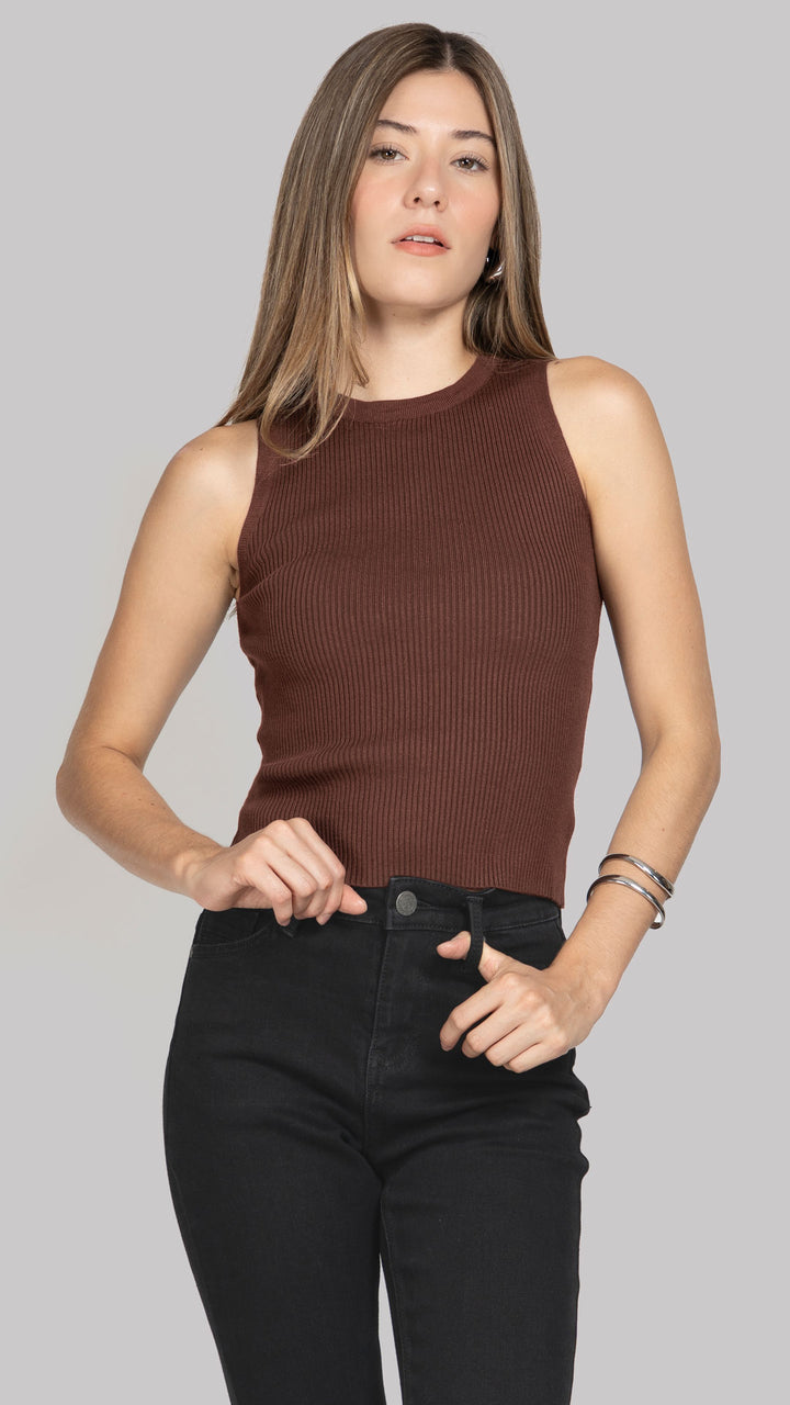 Blusa Sin Mangas Mujer B Basic BB0368
