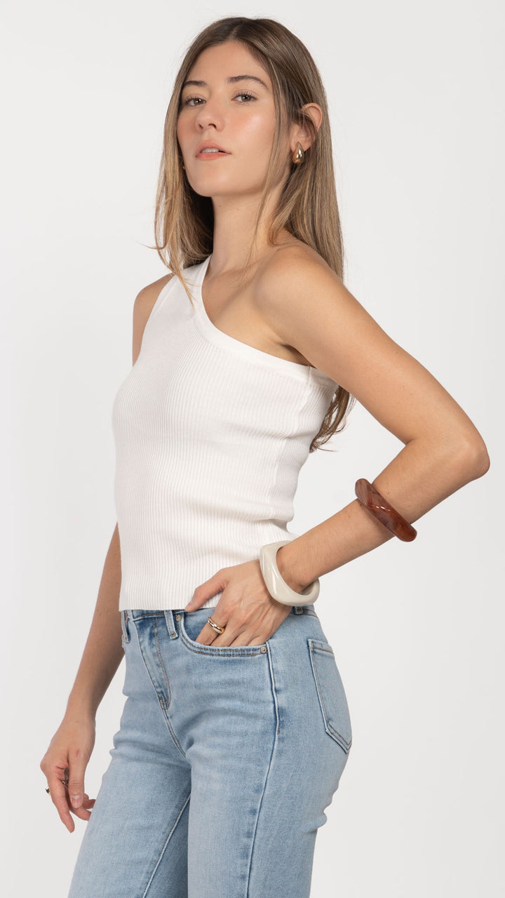 Blusa Un Hombro Mujer B Basic BB0373