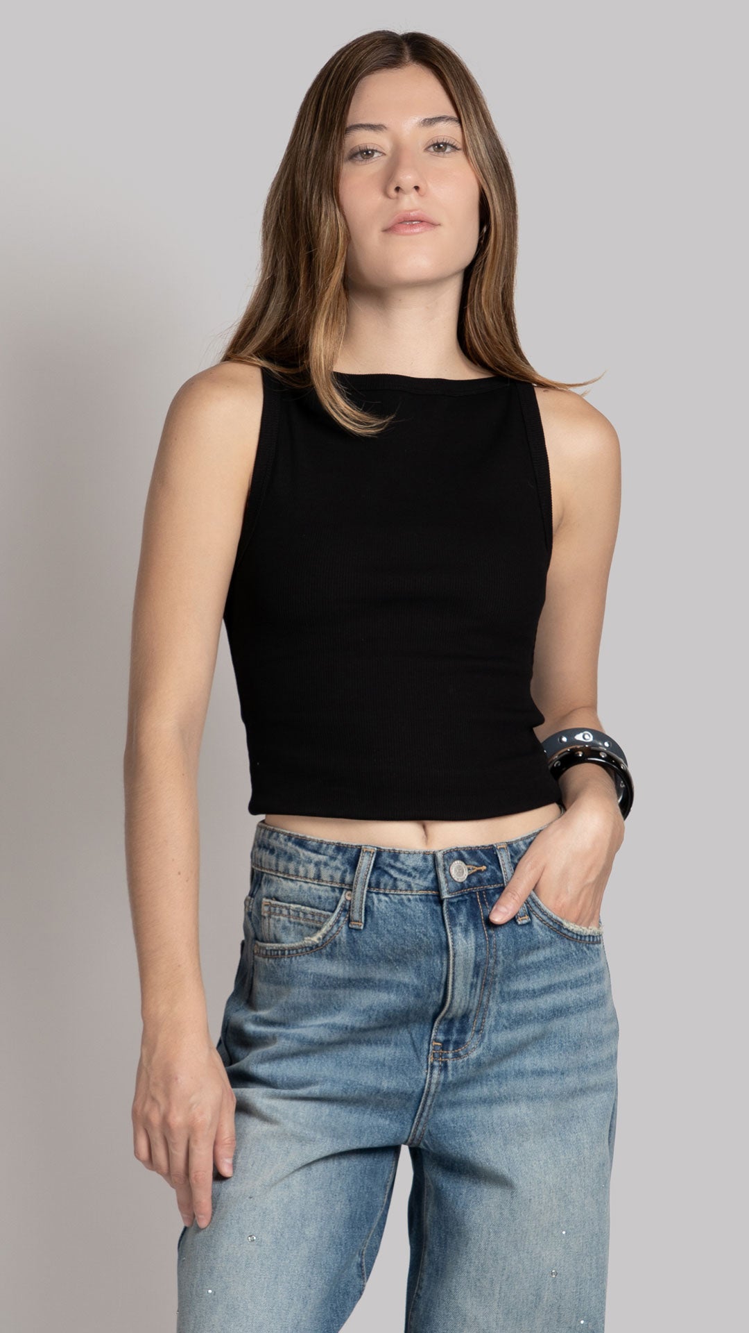 Blusa Tirantes Mujer B Basic BB0374
