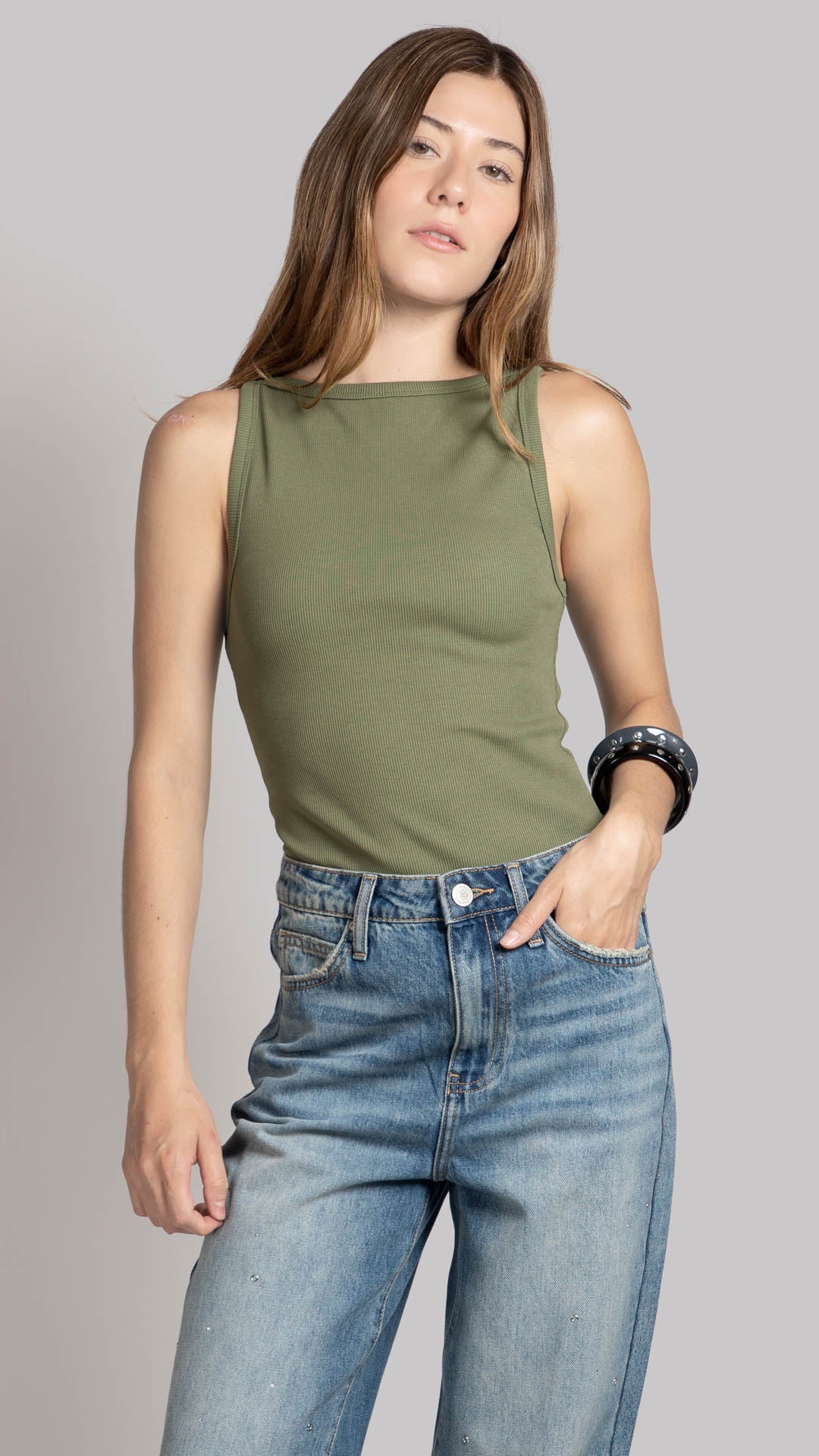 Blusa Tirantes Mujer B Basic BB0374