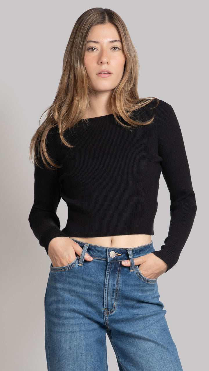 Blusa Manga Larga Mujer B Basic BB0378
