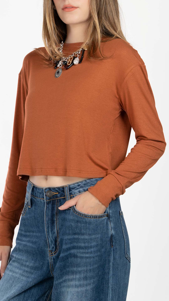 Blusa Manga Larga Mujer B Basic BB0382