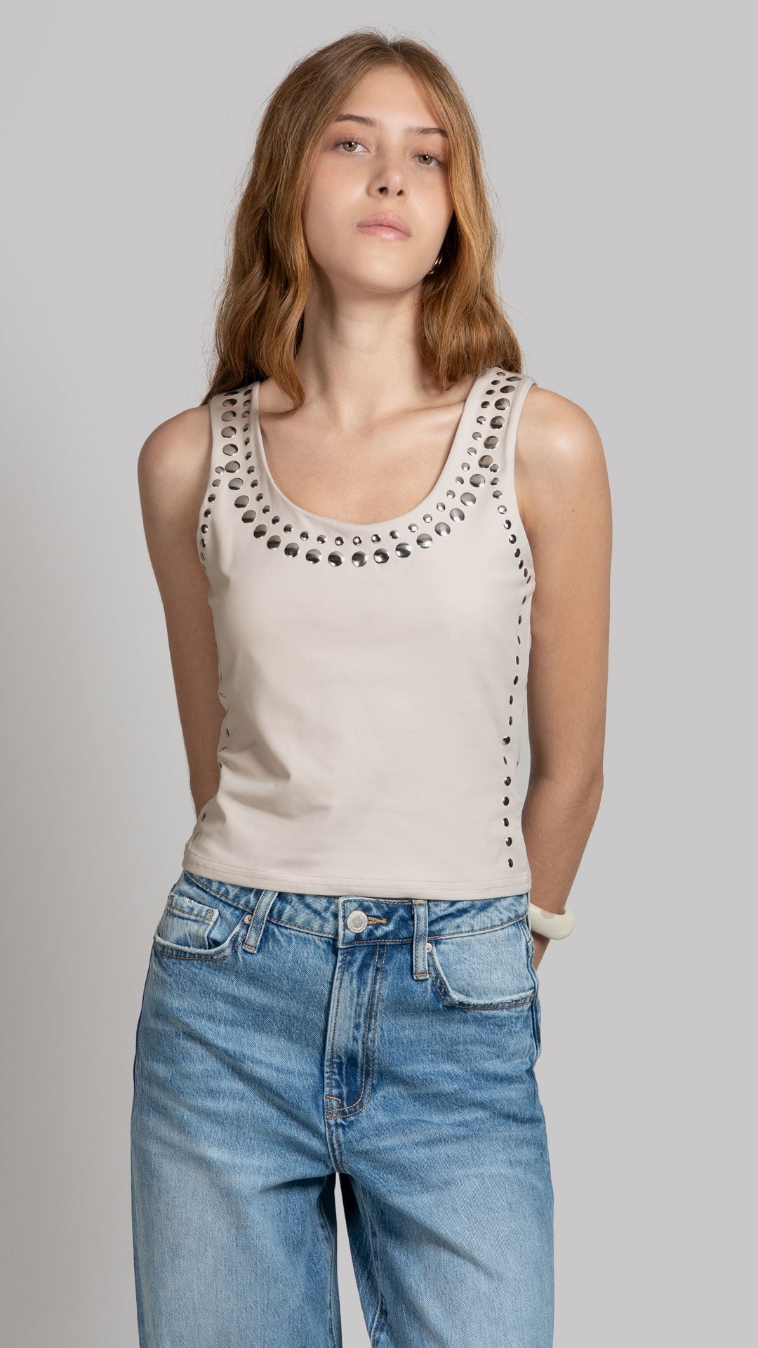 Blusa Sin Mangas Mujer B Basic BB0387