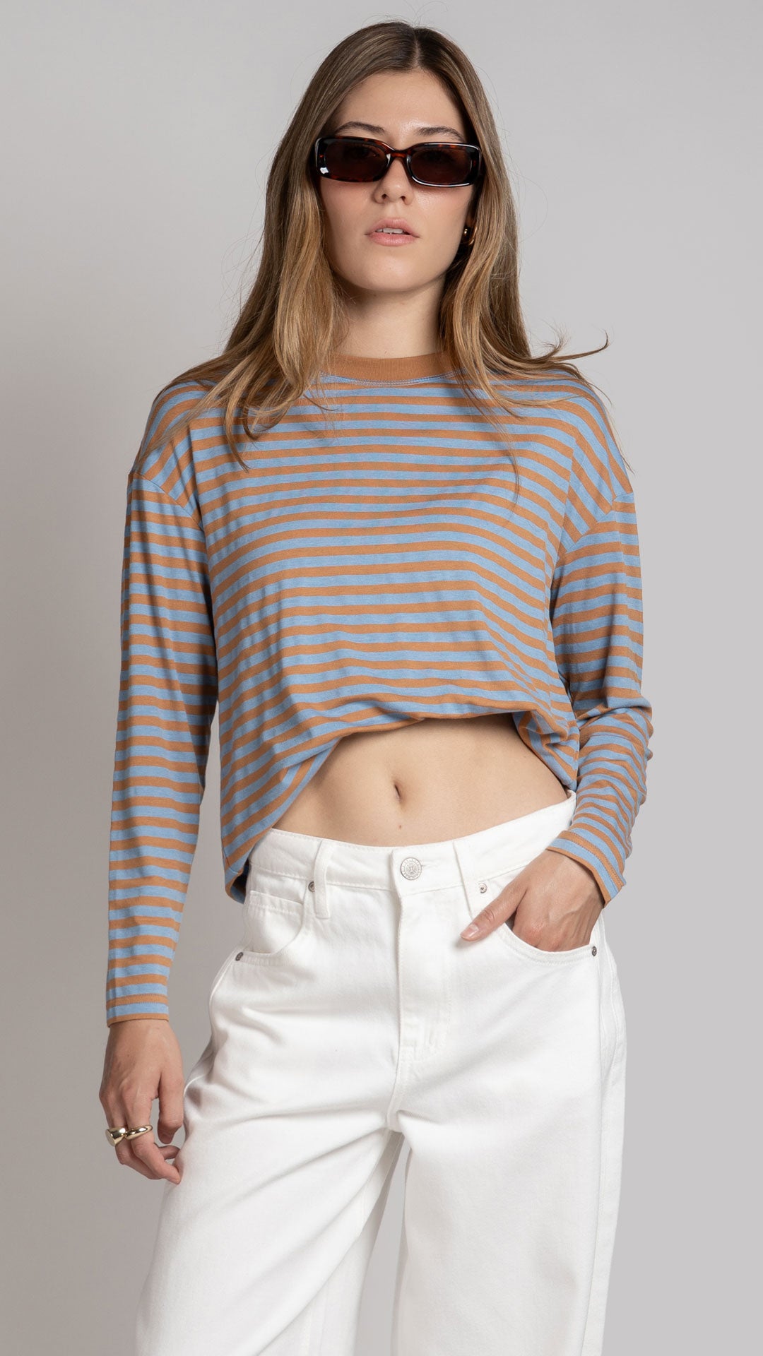 Blusa Manga Larga Mujer B Basic BB0390