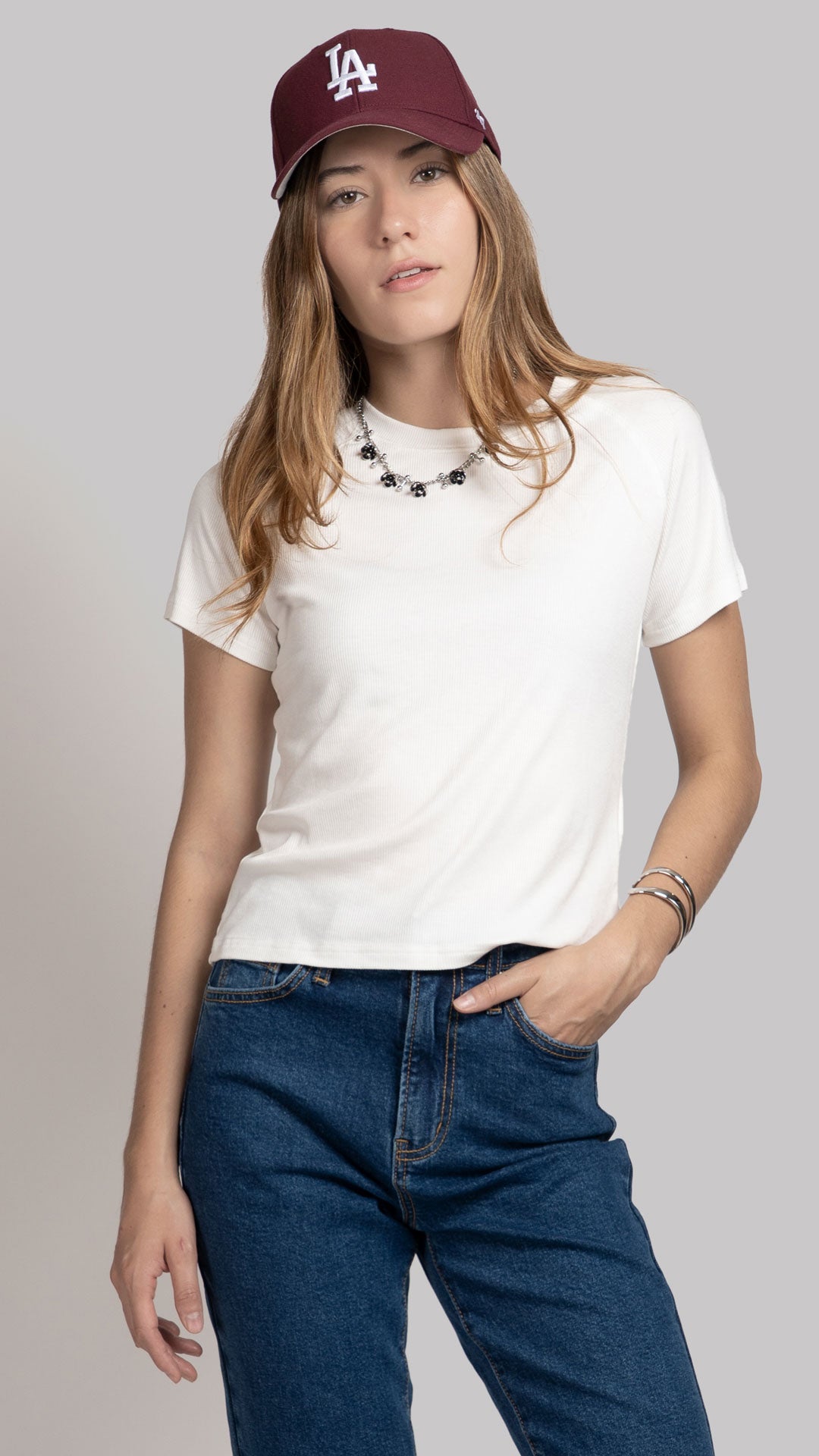 Blusa Manga Corta Mujer B Basic BB0412