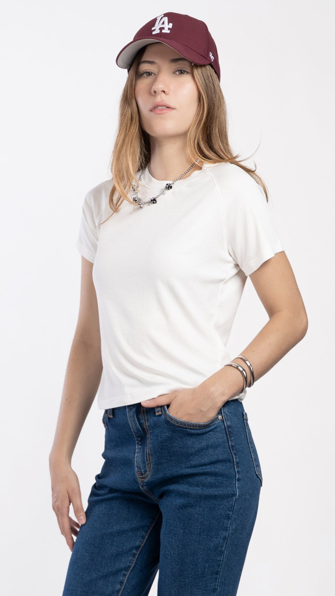 Blusa Manga Corta Mujer B Basic BB0412