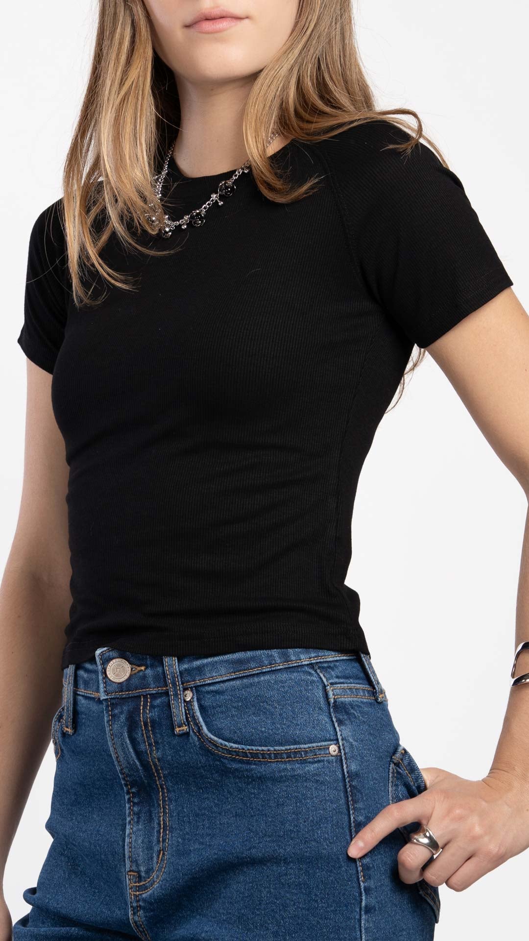 Blusa Manga Corta Mujer B Basic BB0412