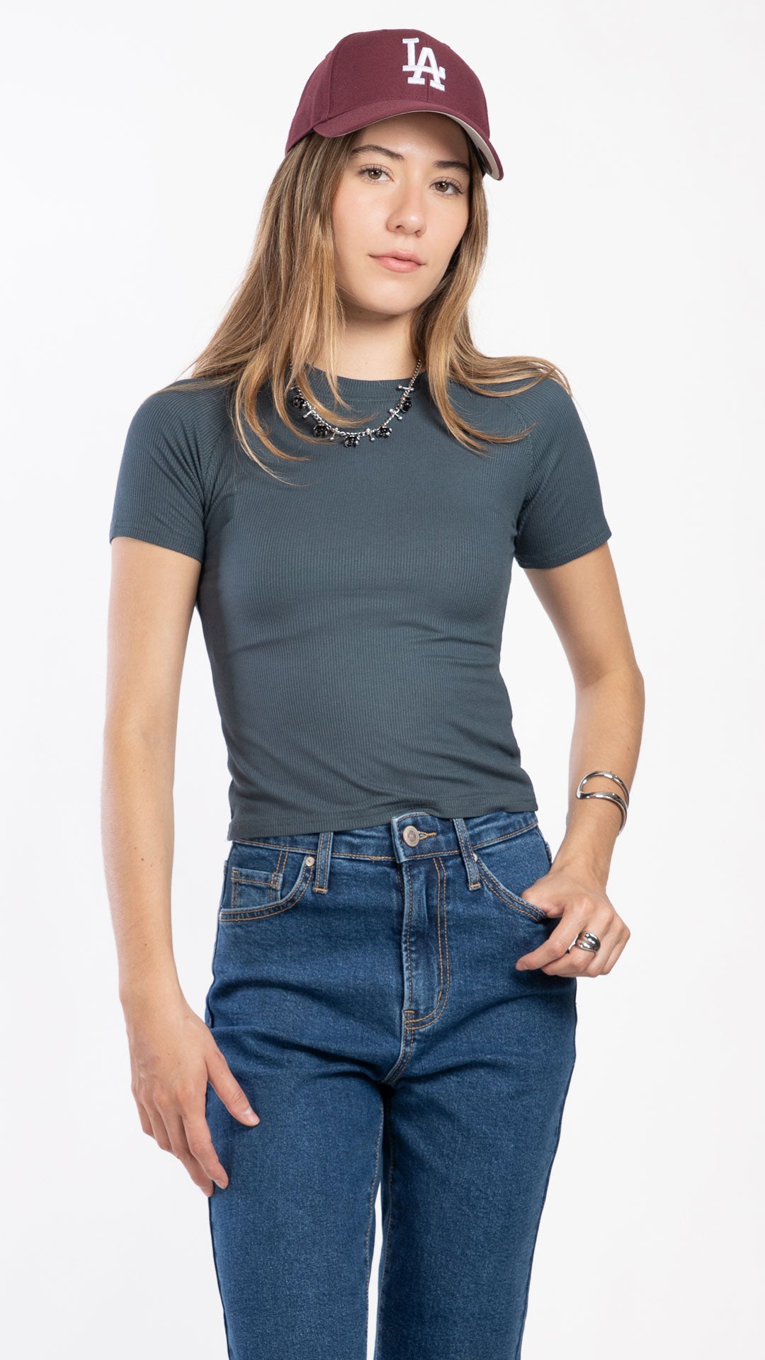 Blusa Manga Corta Mujer B Basic BB0412