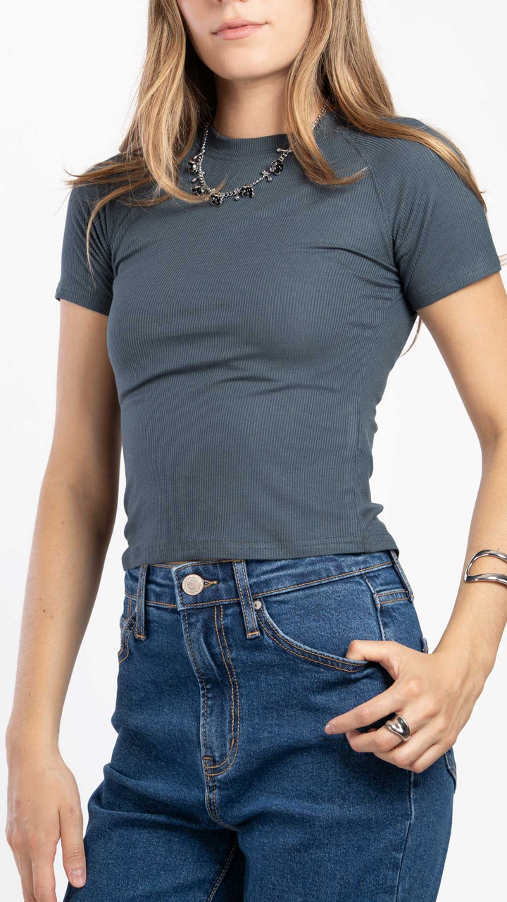 Blusa Manga Corta Mujer B Basic BB0412