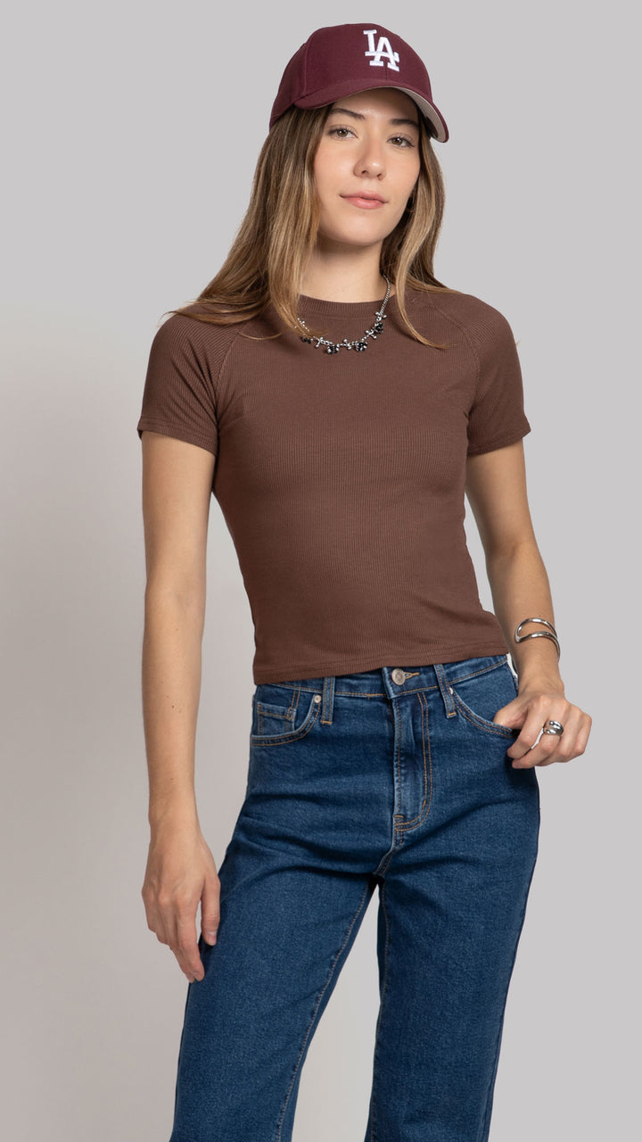 Blusa Manga Corta Mujer B Basic BB0412